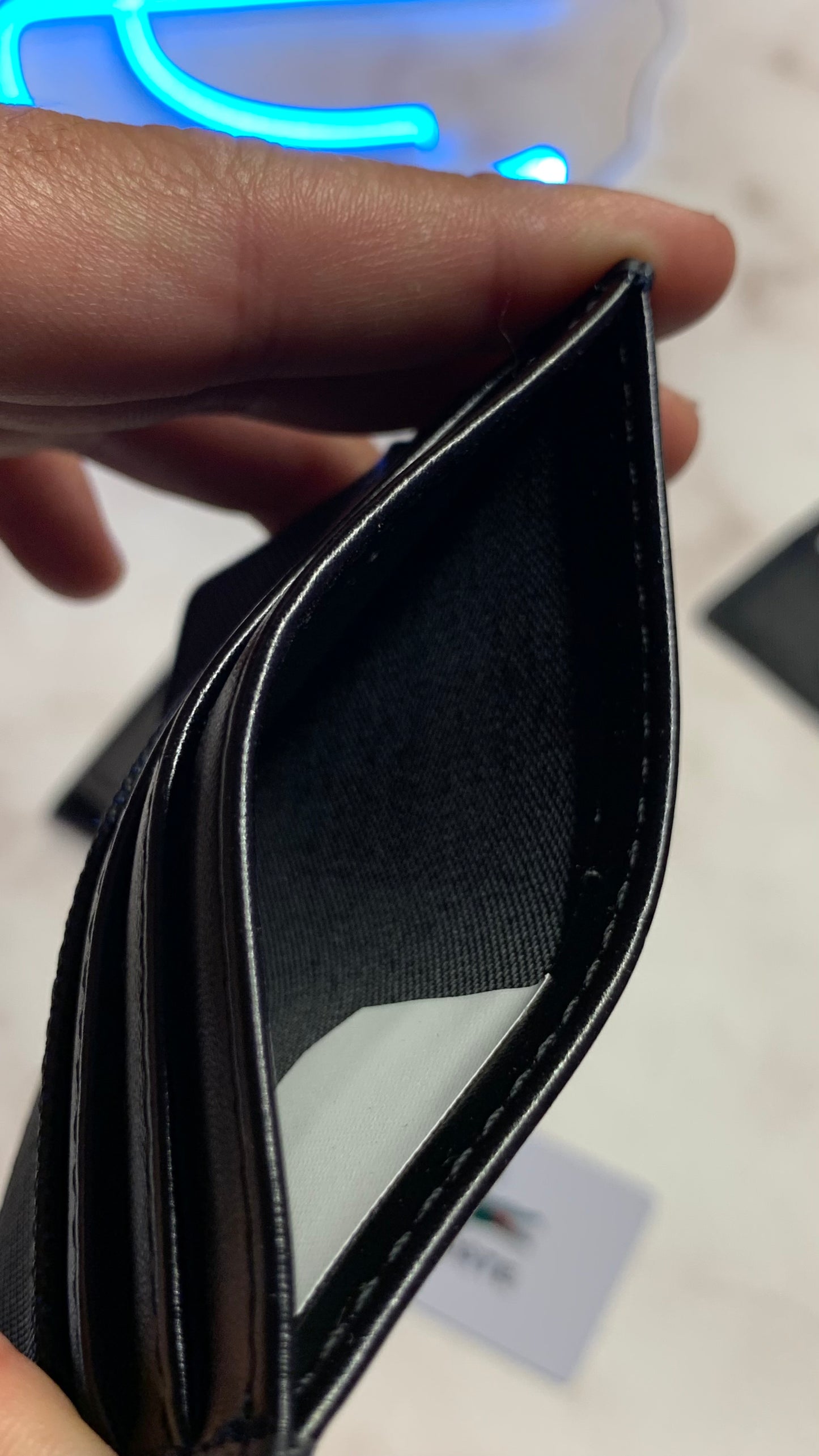 Lacoste cardholder - Navy pattern