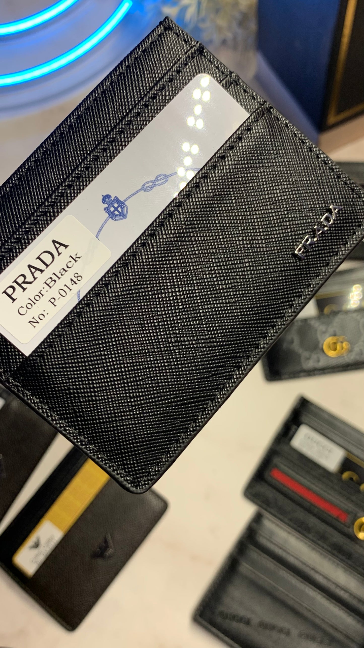 Prada Black cardholder