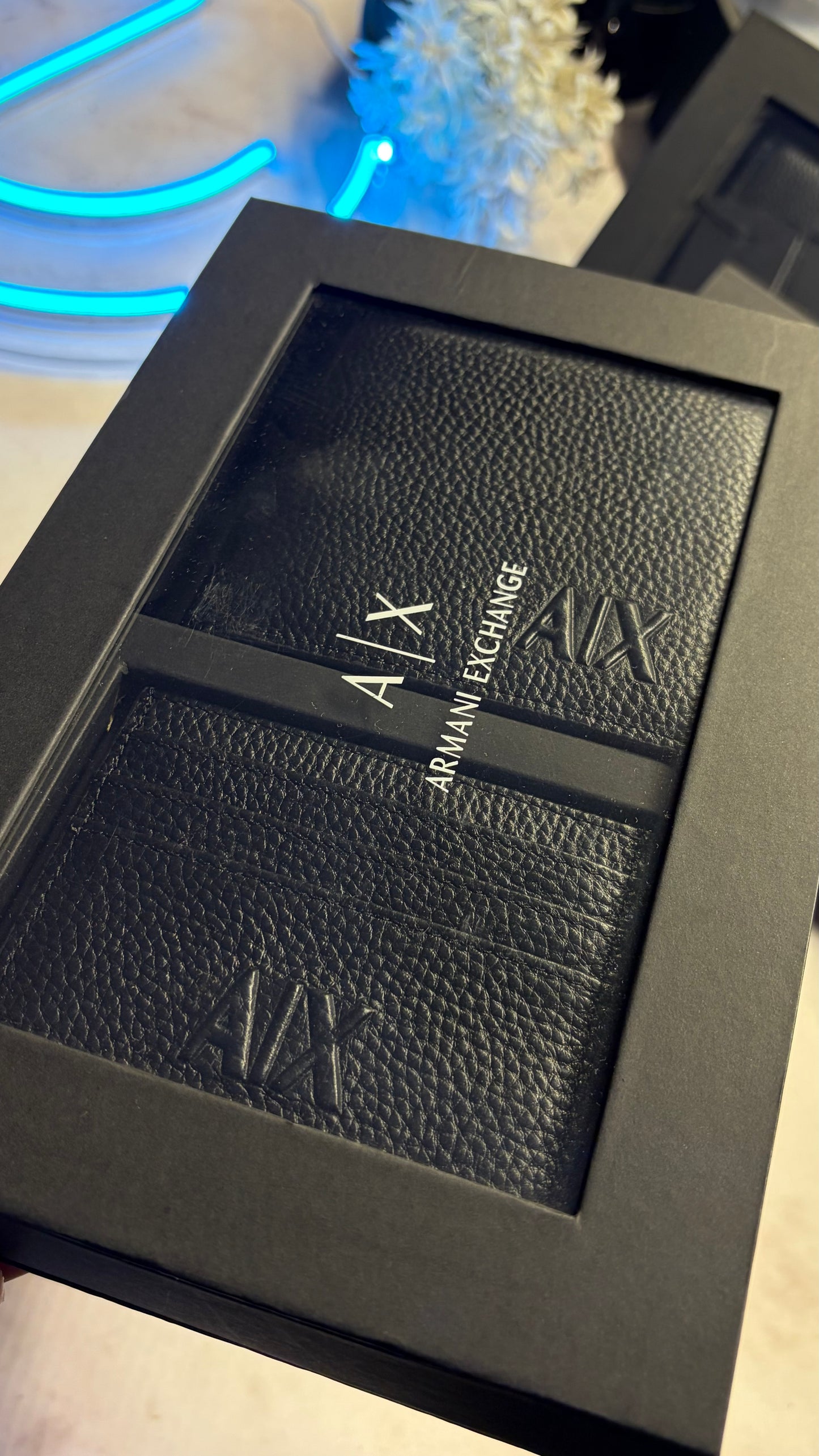 Armani Exchange Wallet & Cardholder Set
