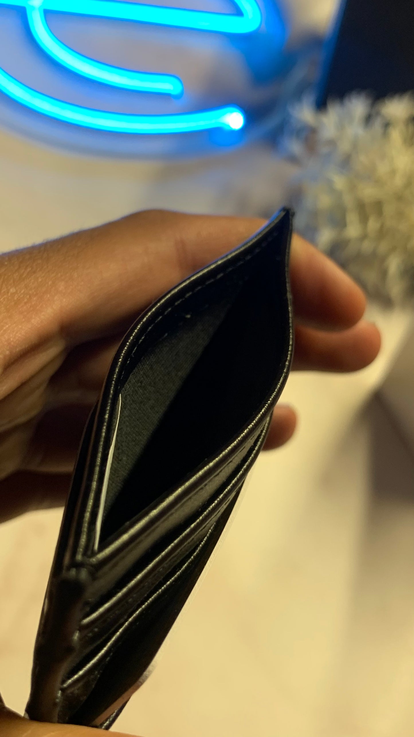 Armani Cardholder - Smooth Black