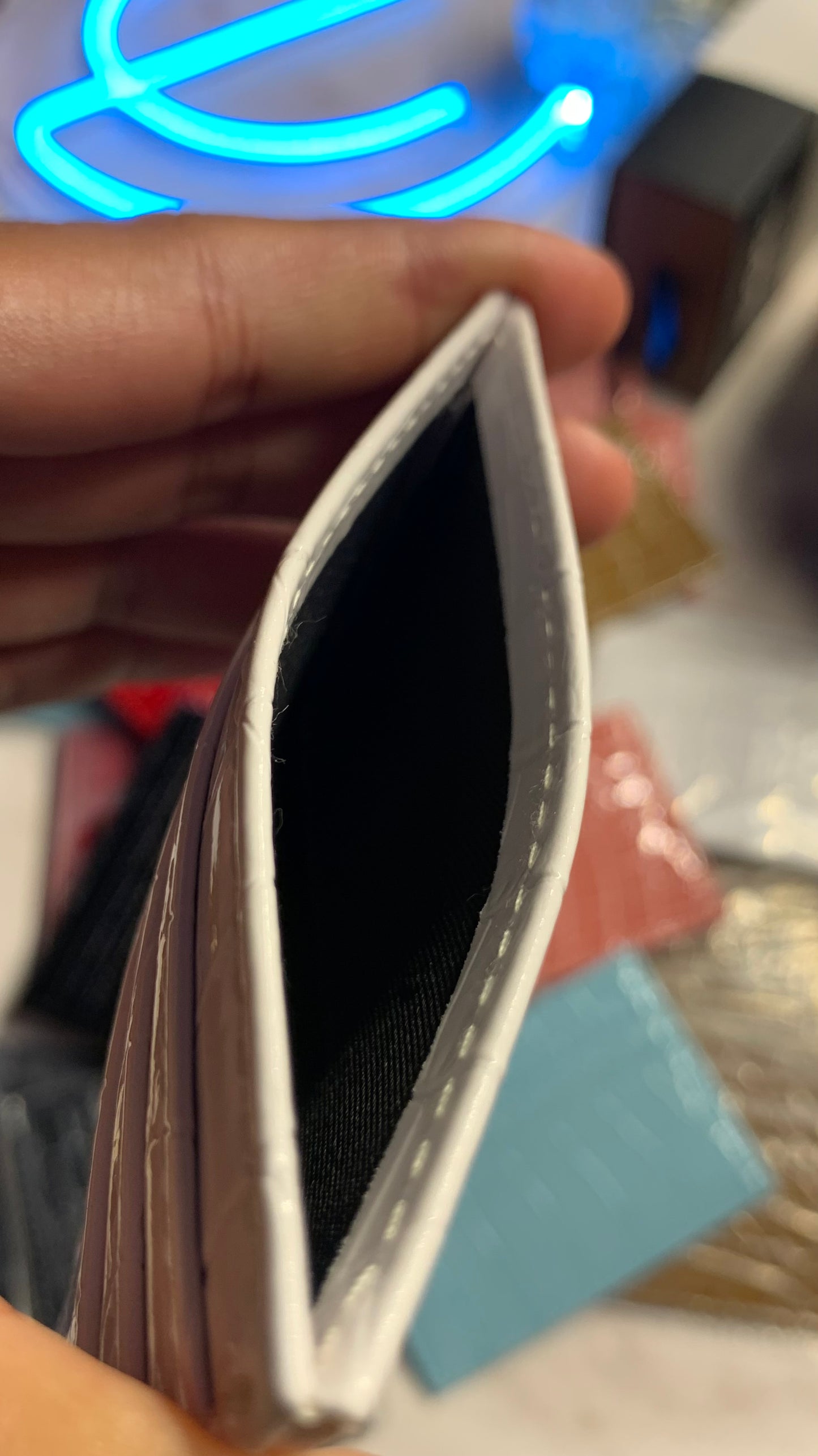 White Cardholder For Women