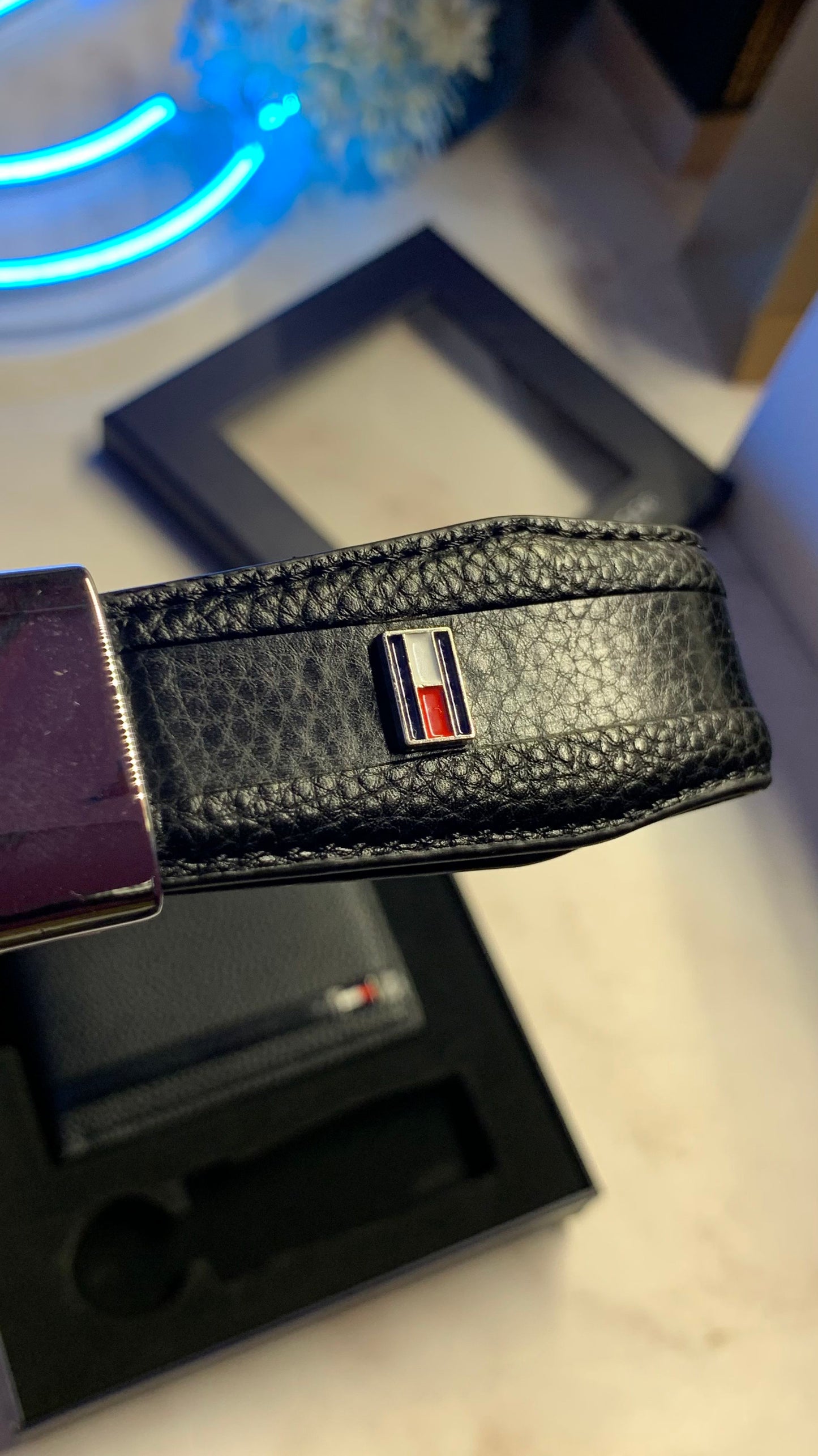 Tommy Hilfiger Wallet & Keychain Set - First Copy