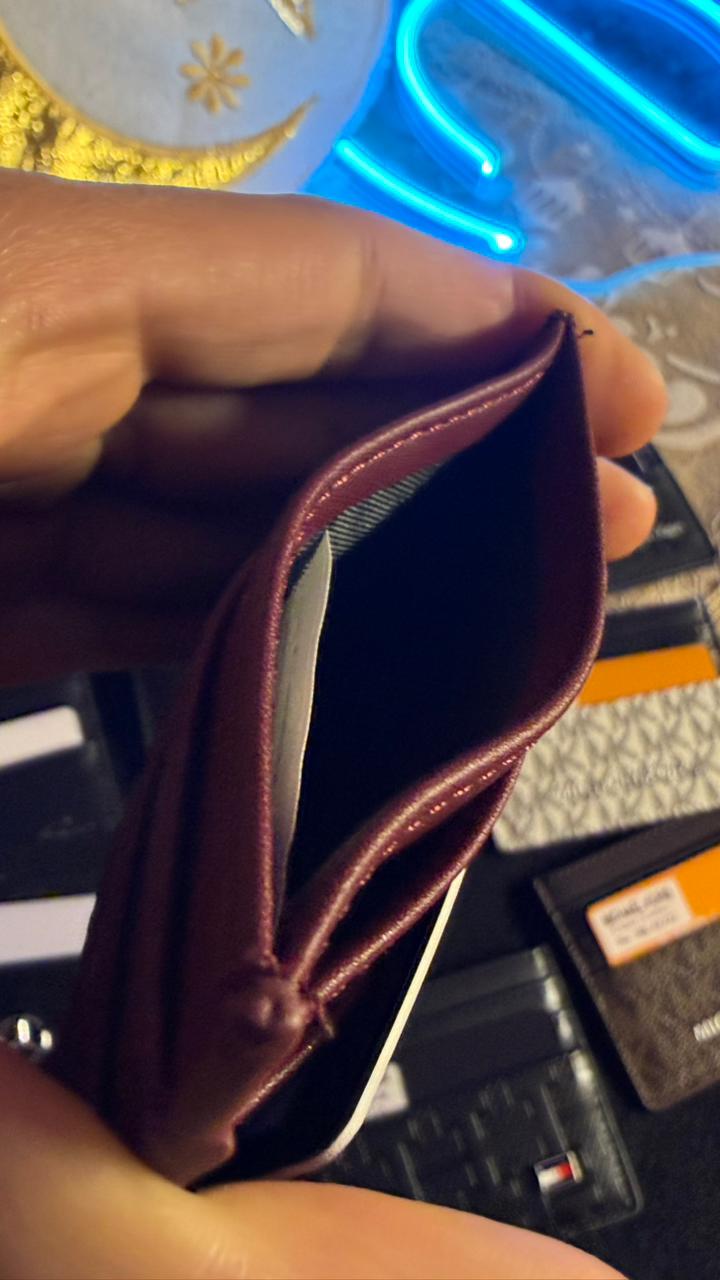 Tommy Hilfiger Cardholder - Burgundy