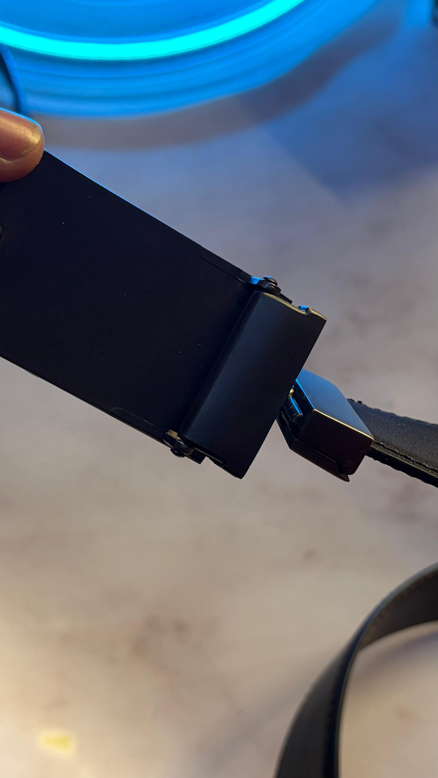 Calvin Klein Genuine Leather Belt — Convertible Buckle
