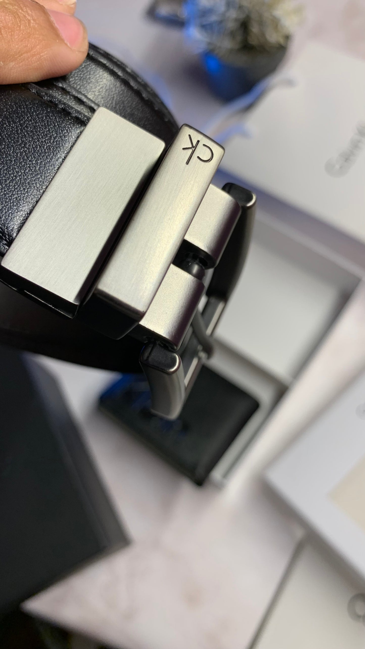 Calvin Klein Set - Wallet & Double face belt set