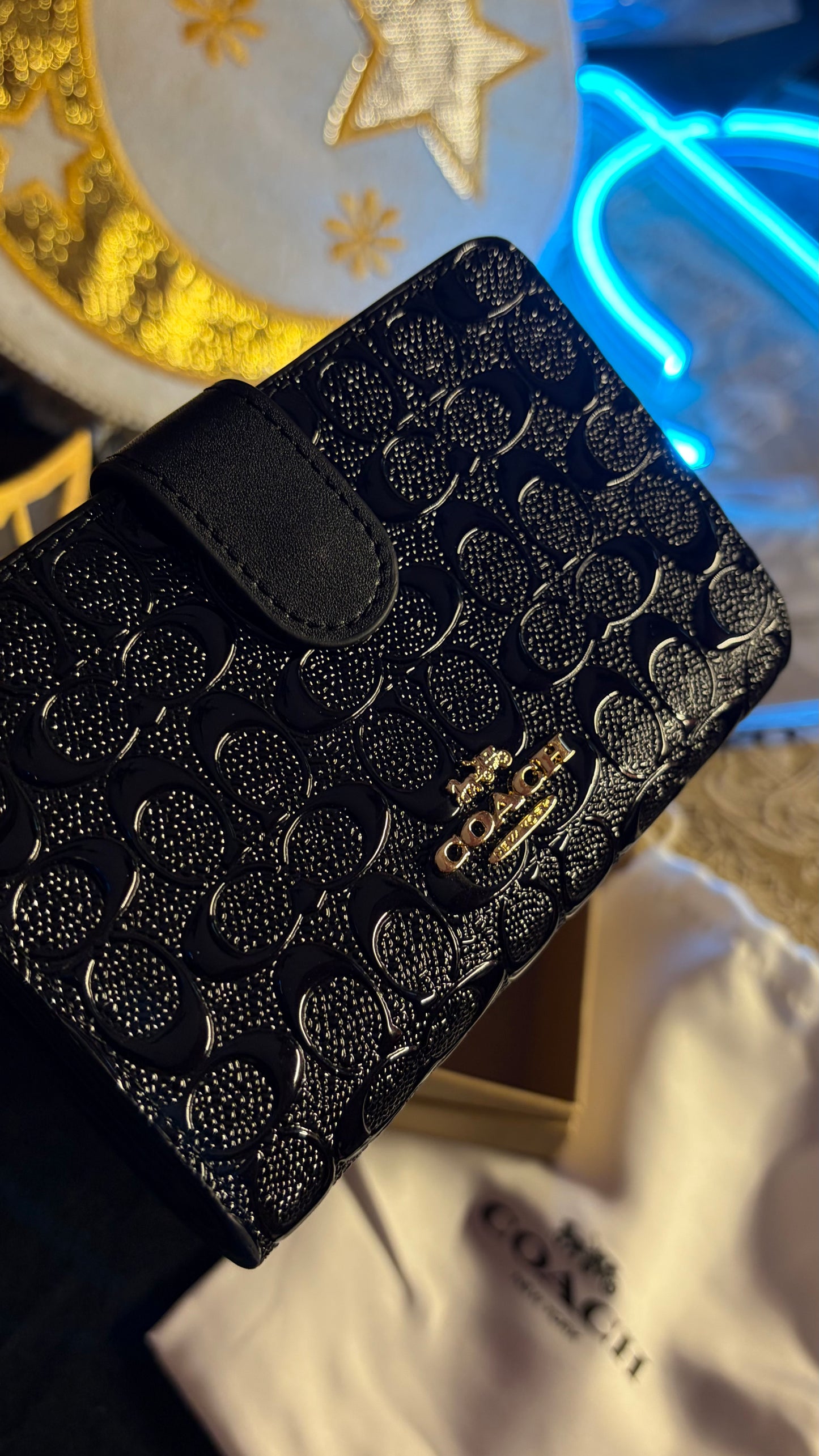 Coach Black Wallet For Women - Premium Quality
