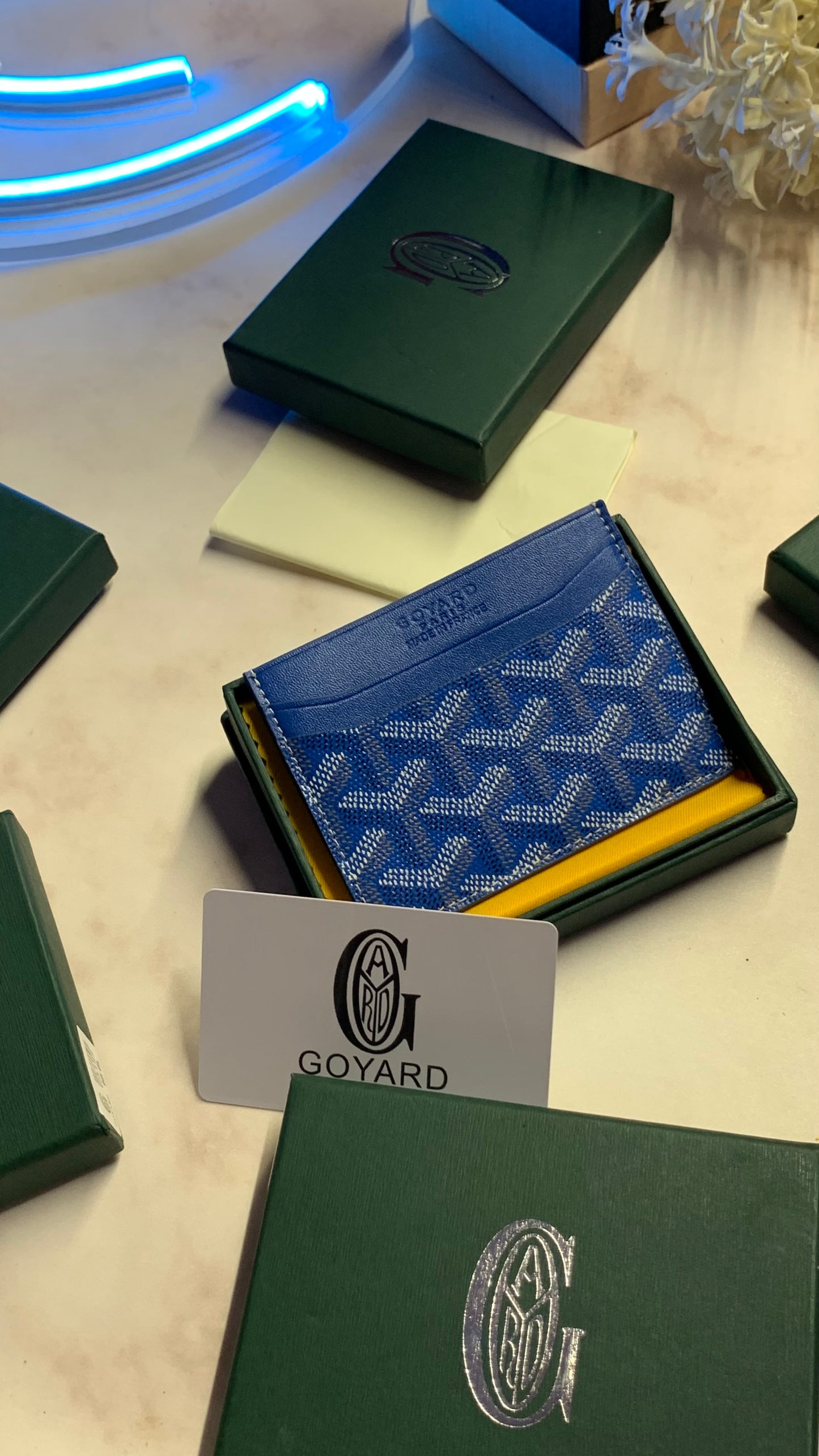 GOYARD Cardholder - Blue