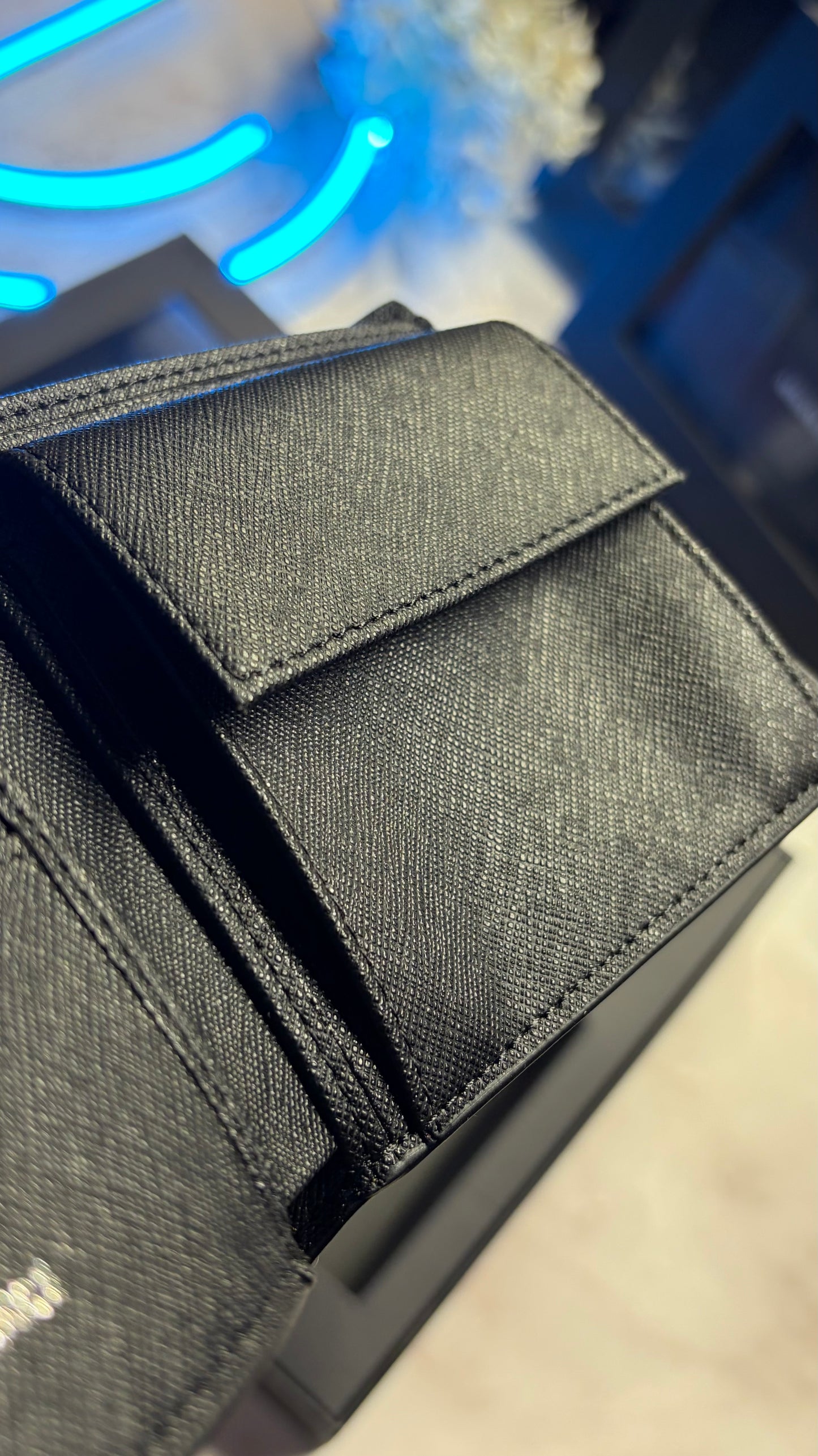 Armani Exchange Wallet & Keychain Set
