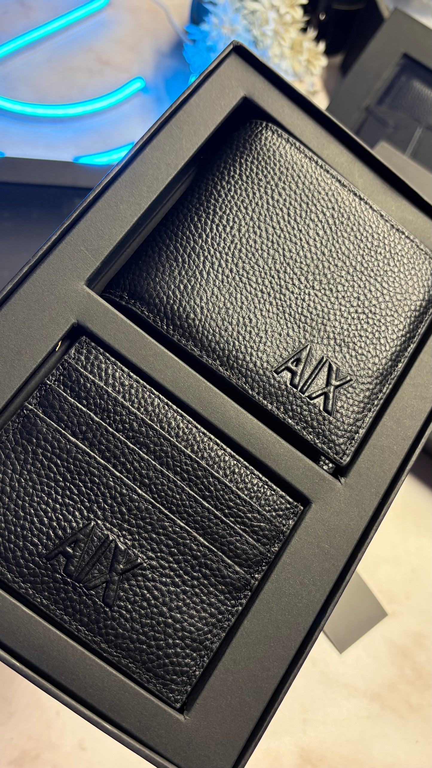 Armani Exchange Wallet & Cardholder Set