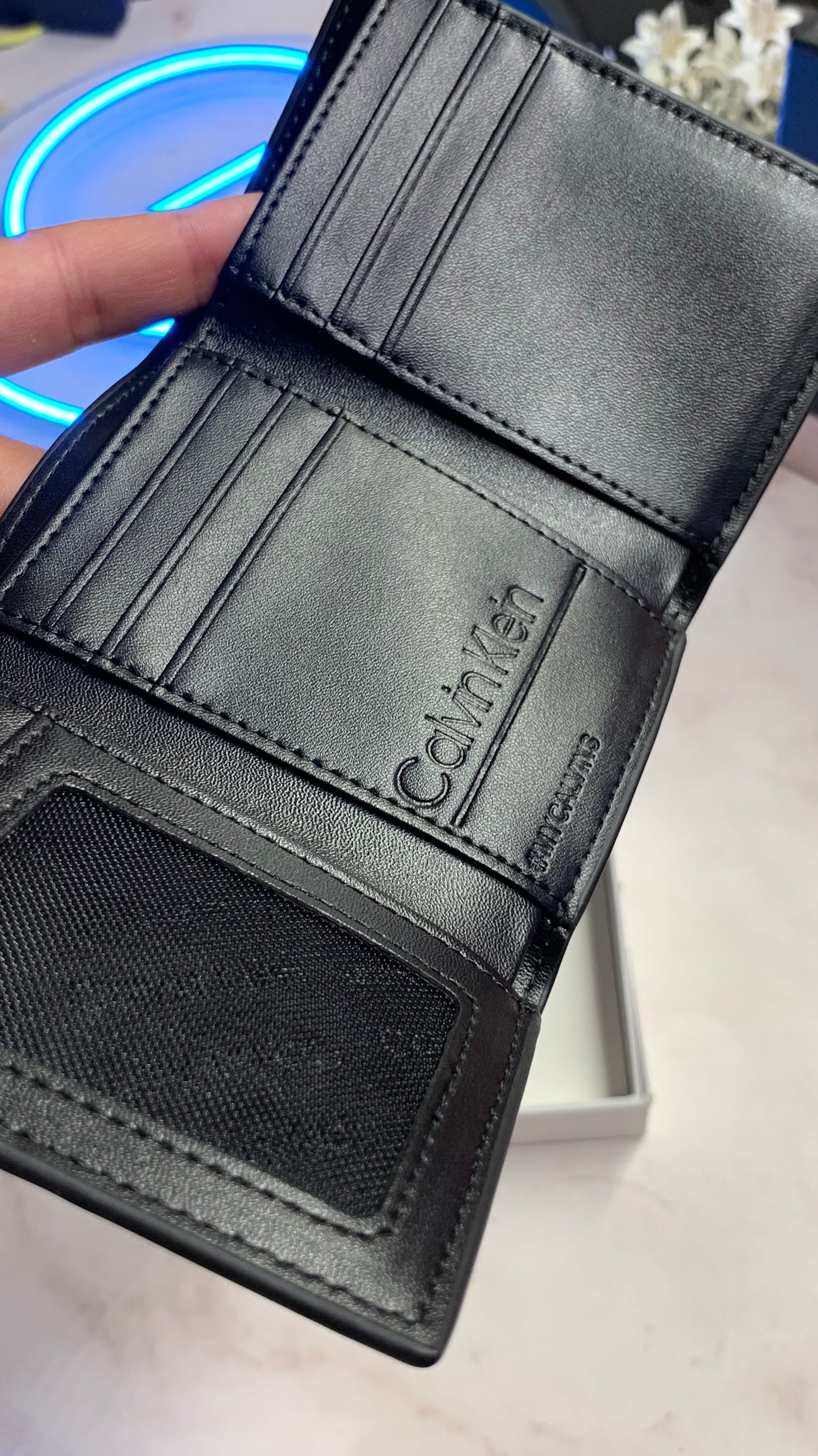 Calvin Klein Trifold Wallet - CK Pattern