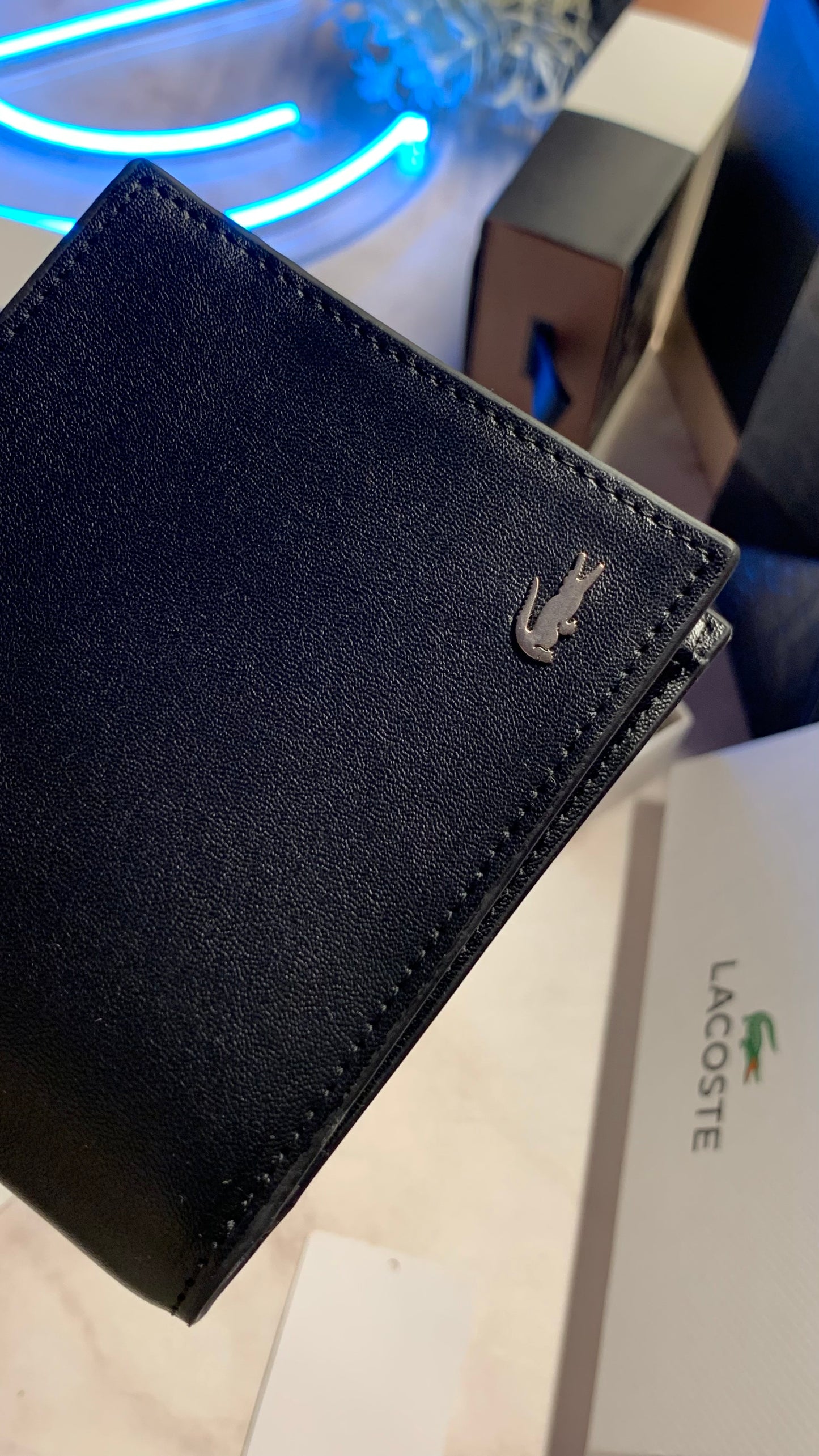 Lacoste Wallet & Keychain Set