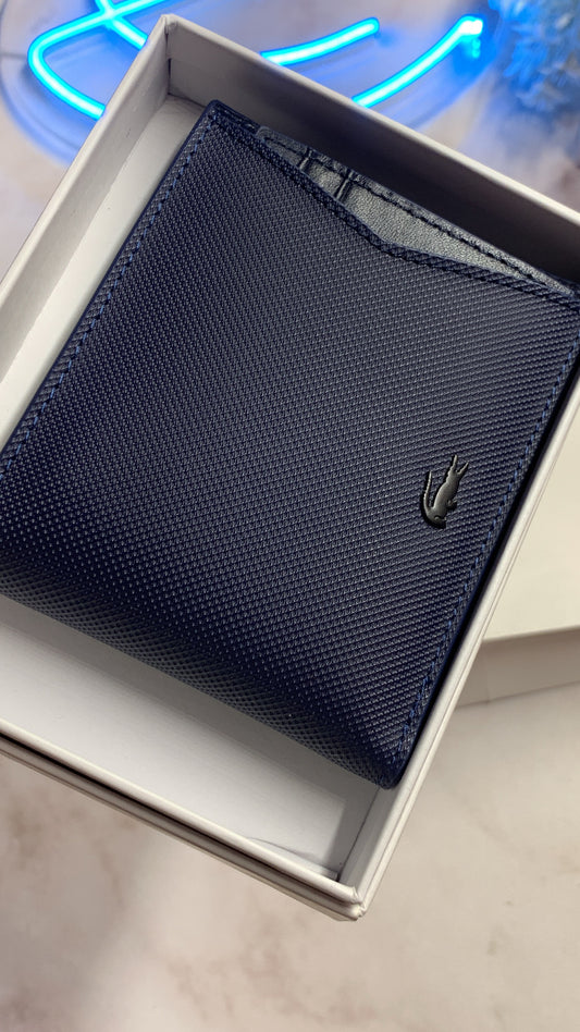 Lacoste Bifold Wallet with cardholder - Navy Blue