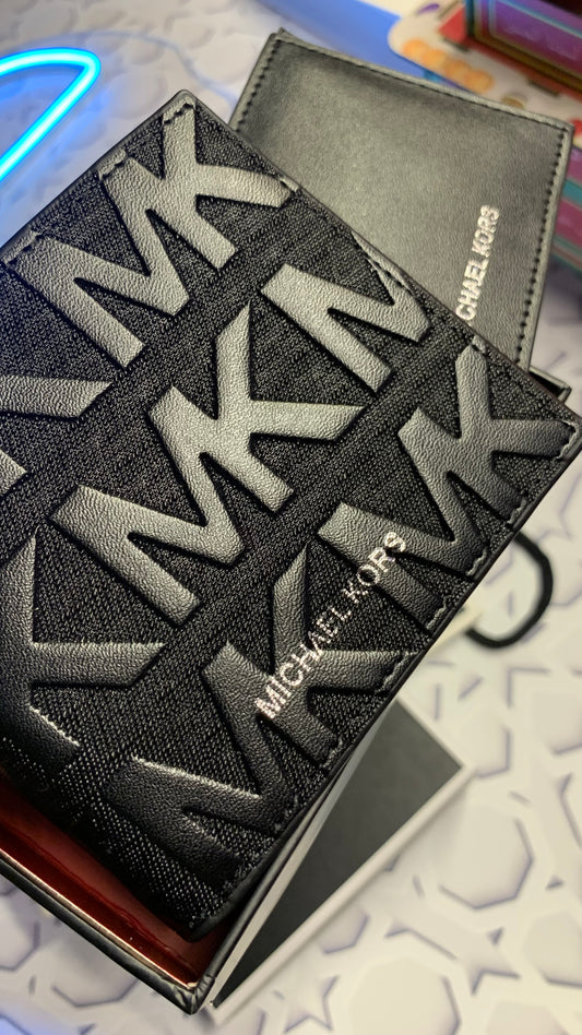 MK black wallet