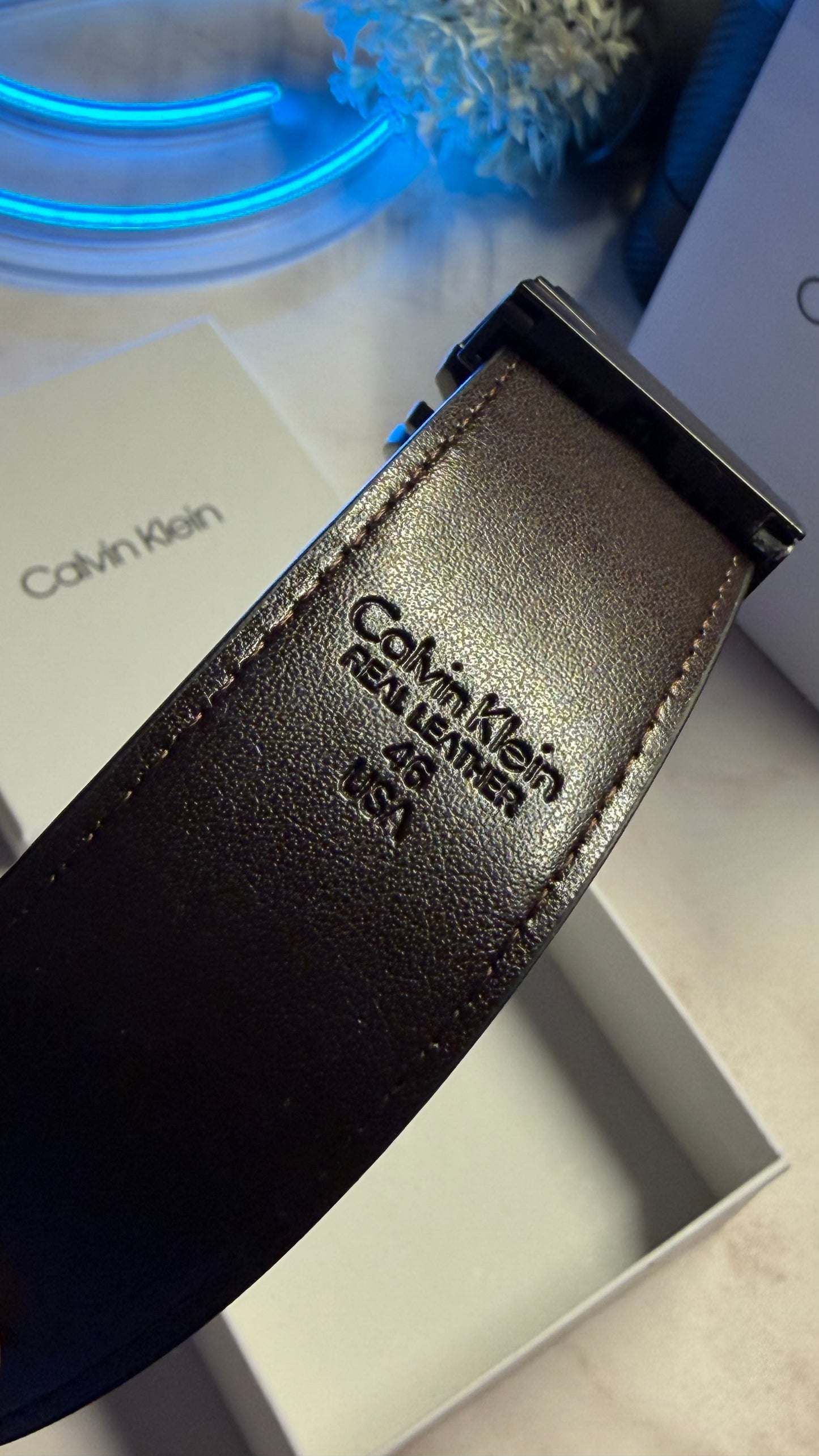 Calvin Klein Double face Belt - CK Logo