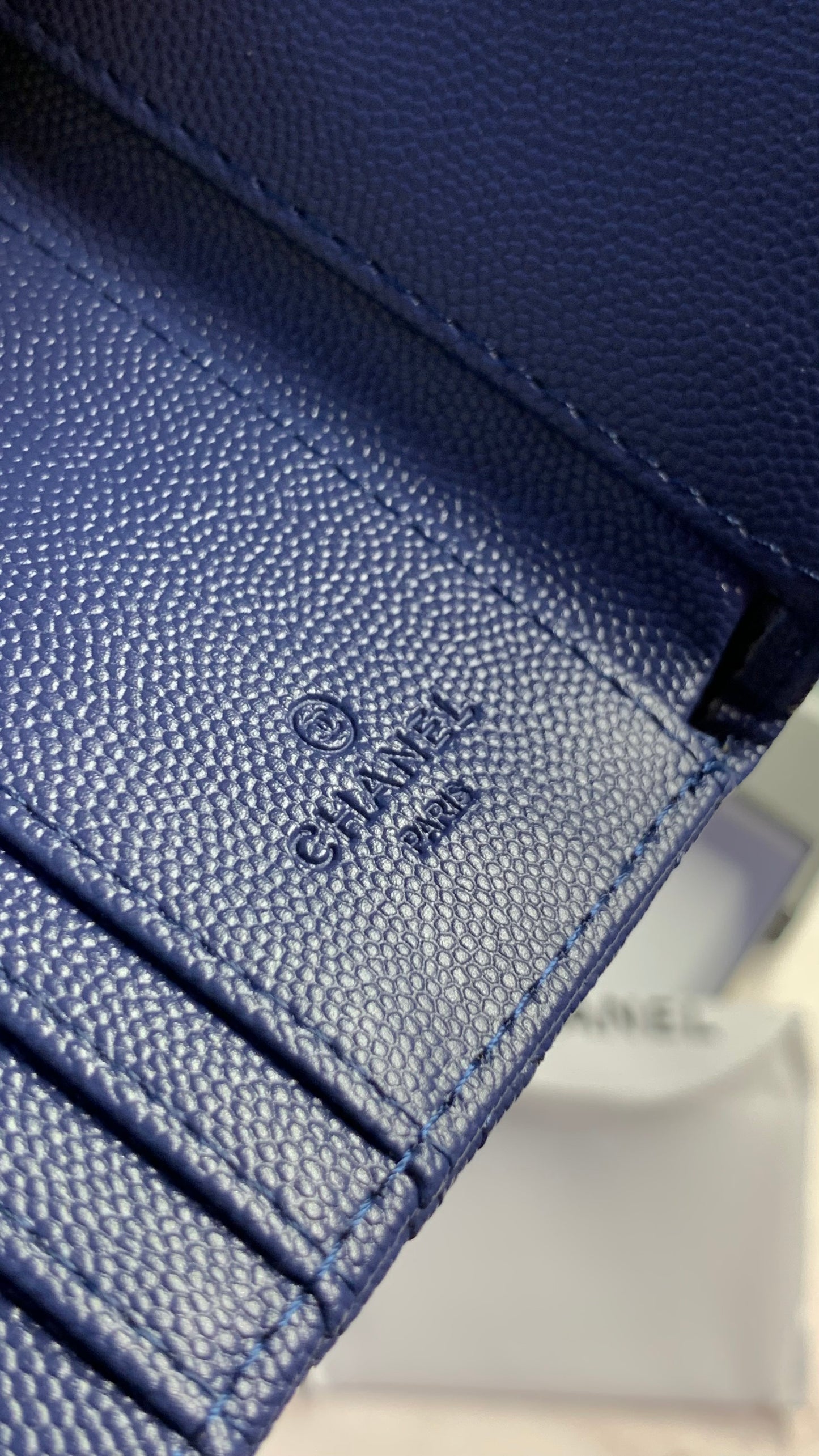 Chanel - Bifold Cardholder - Blue