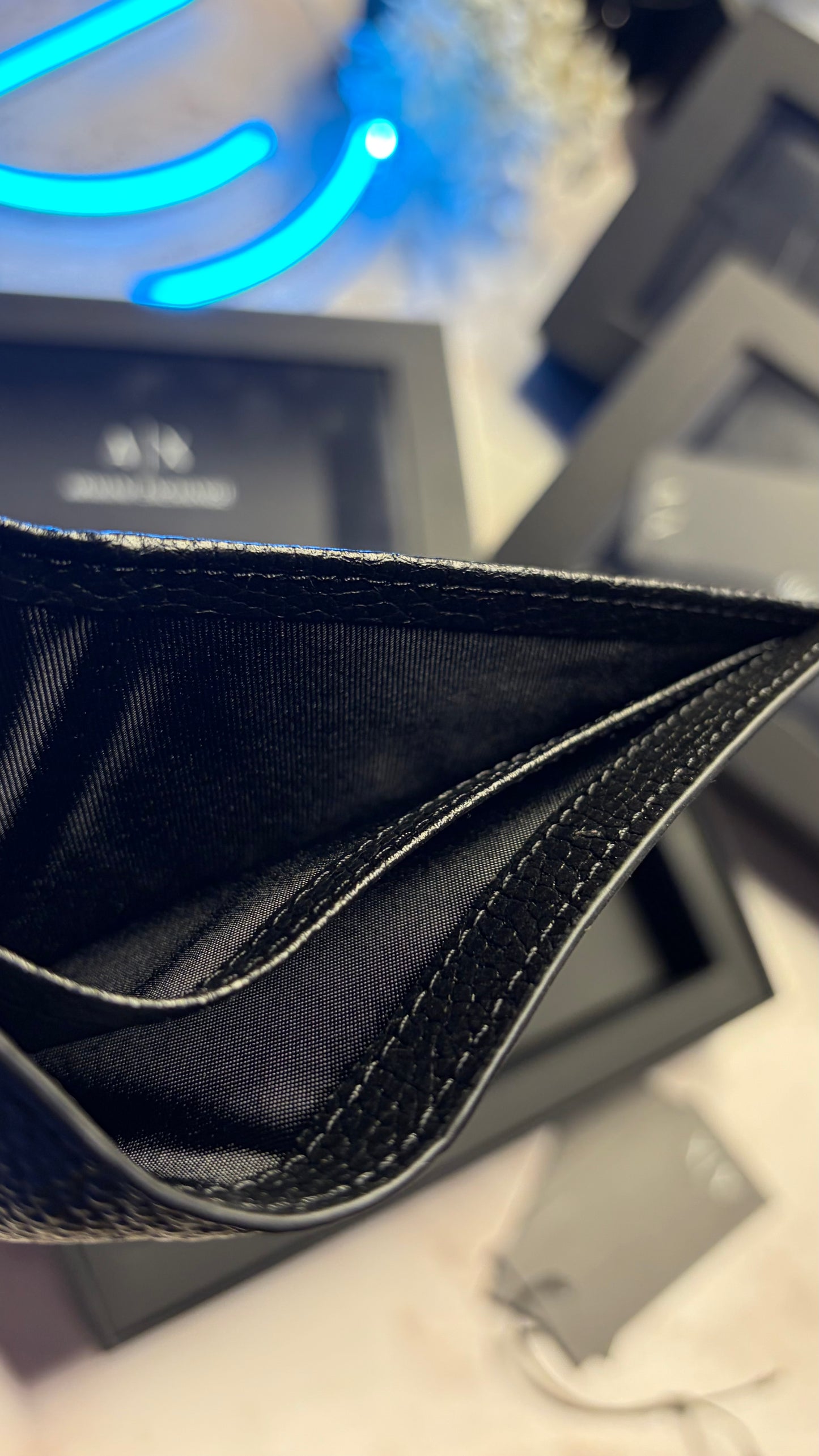 Armani Exchange Wallet & Cardholder Set