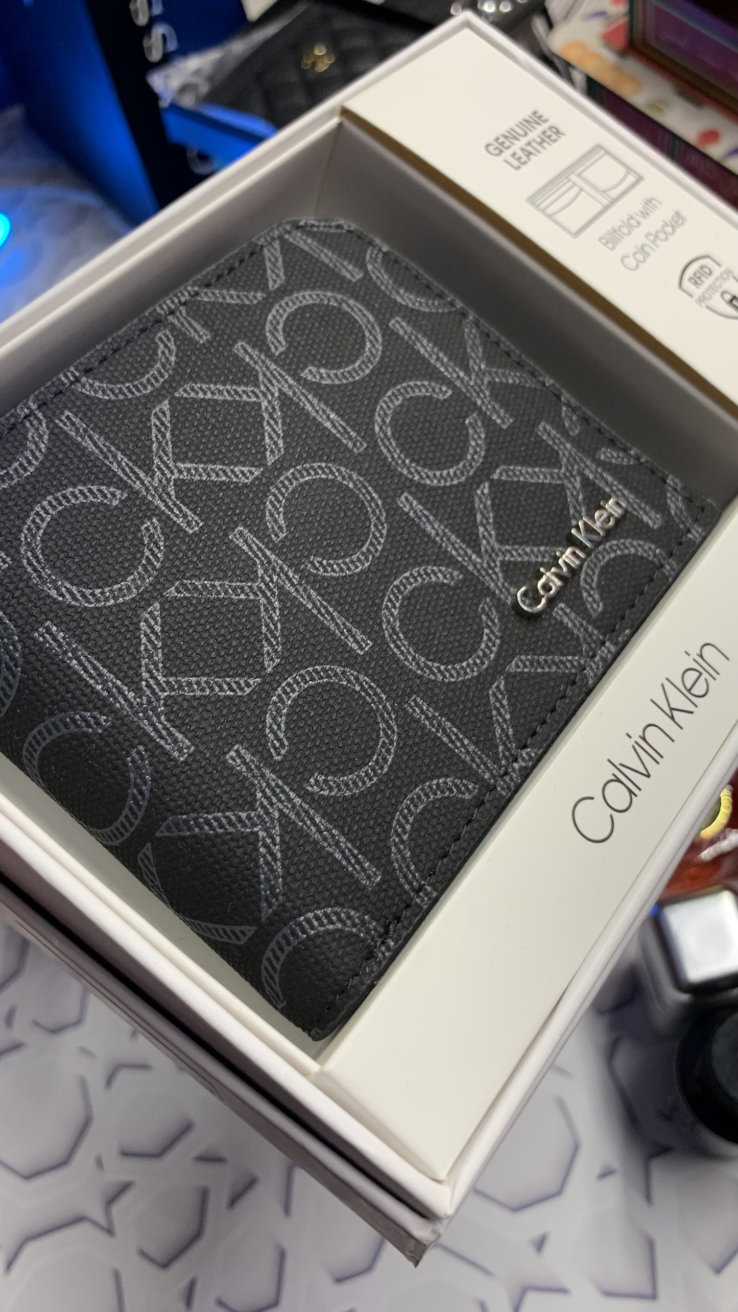 Calvin Klein Wallet - Printed CK Pattern