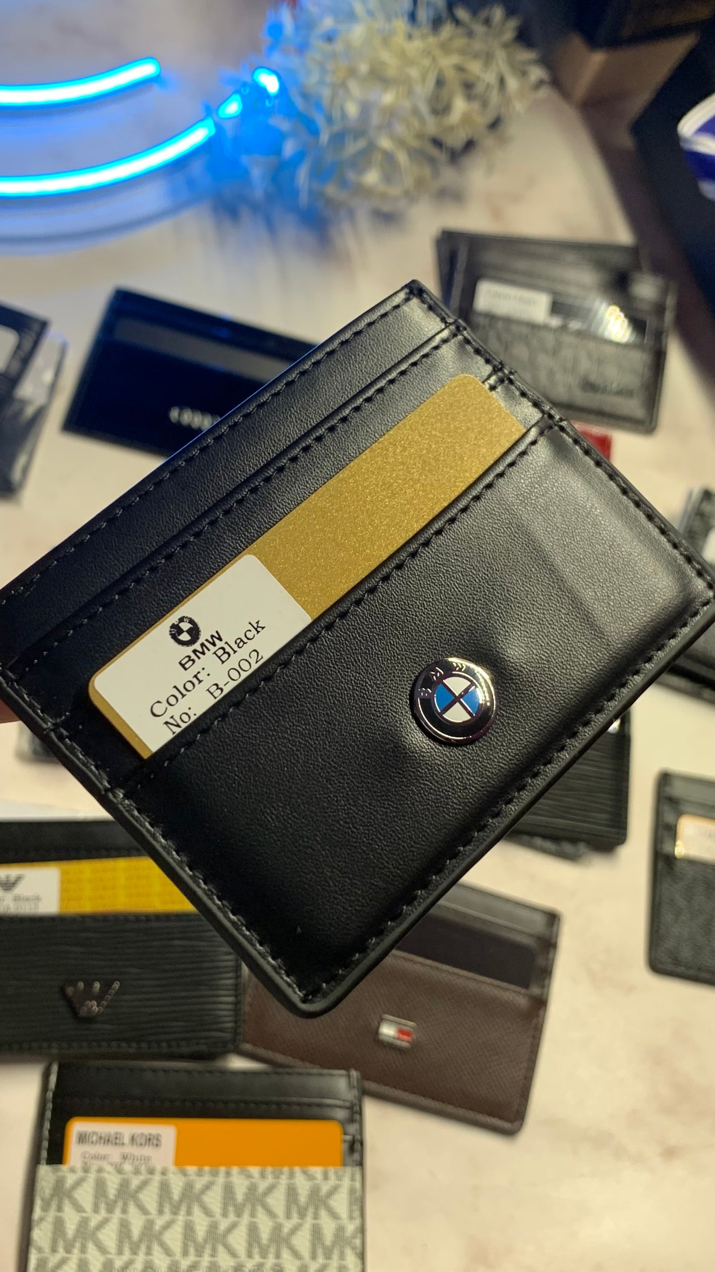 Bmw Cardholder - Black