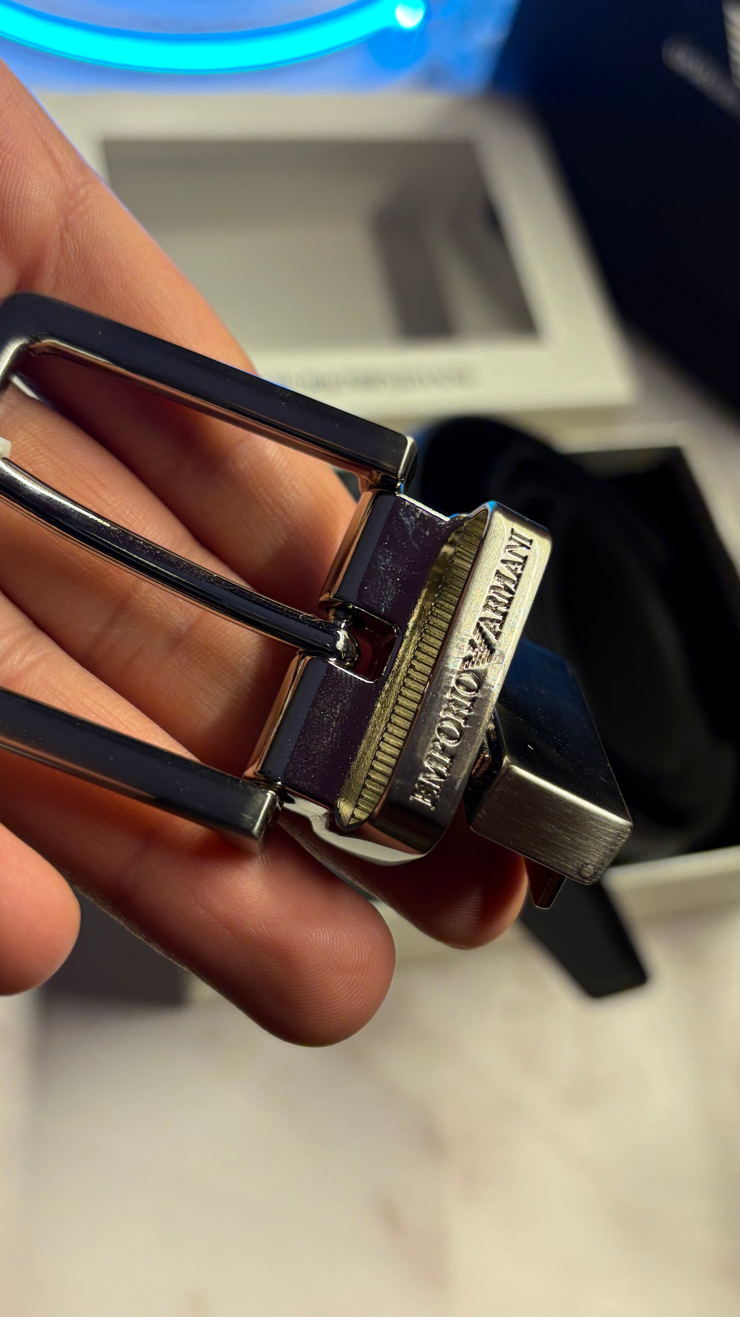 Emporio Armani Double Face Belt Set