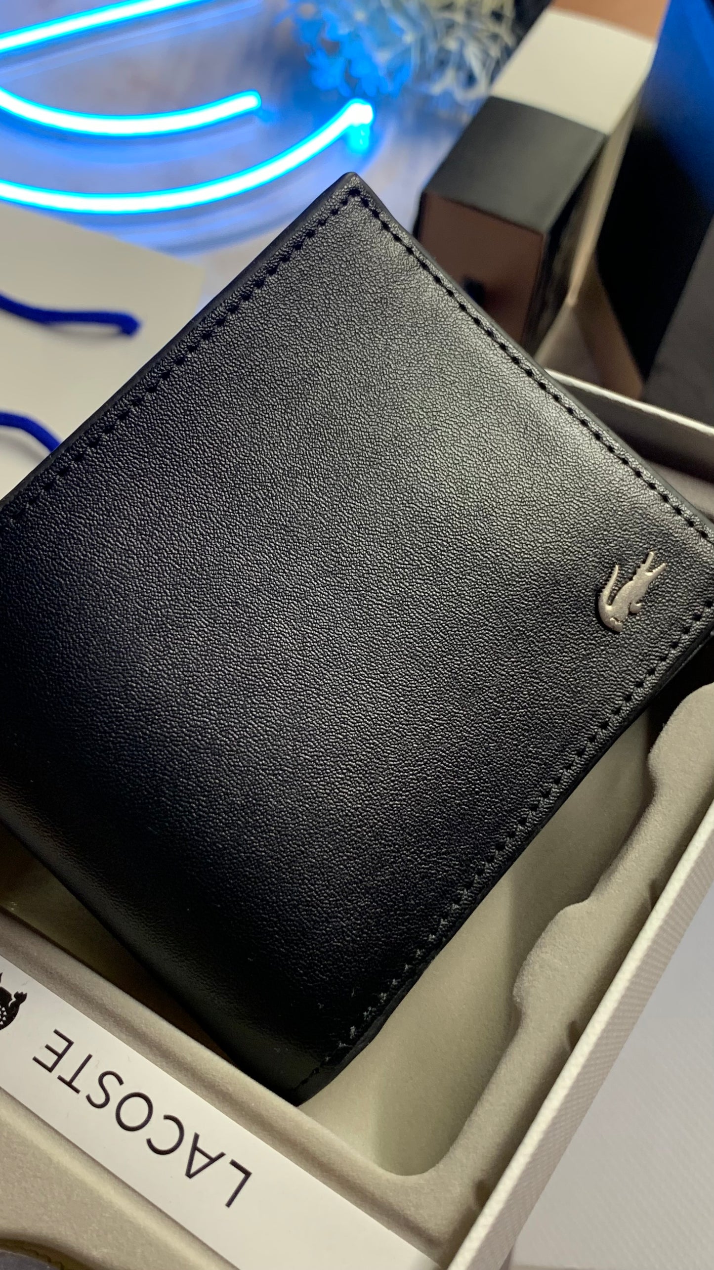 Lacoste Wallet & Keychain Set