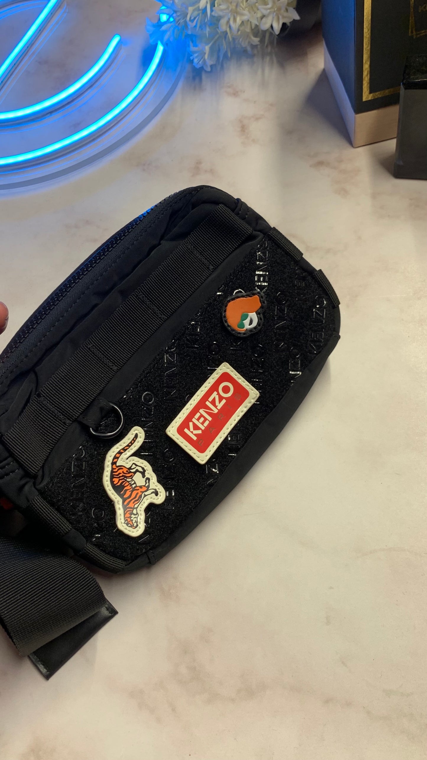 Kenzo Black waist bag