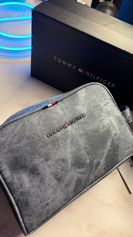 Tommy Hilfiger Handbag With Box - charcoal Grey