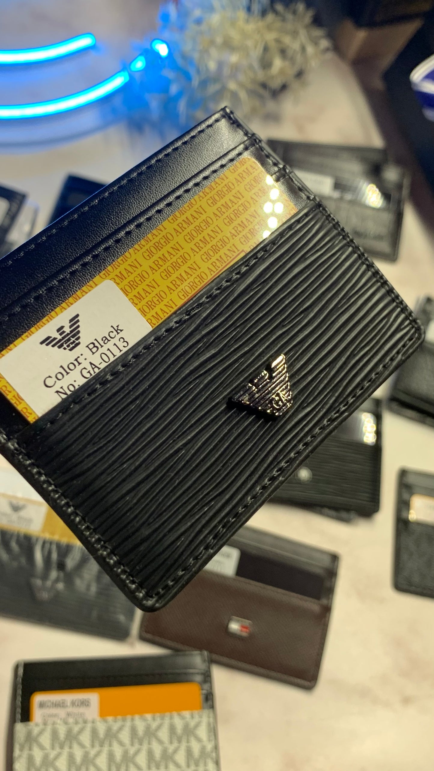 Armani Cardholder - Black