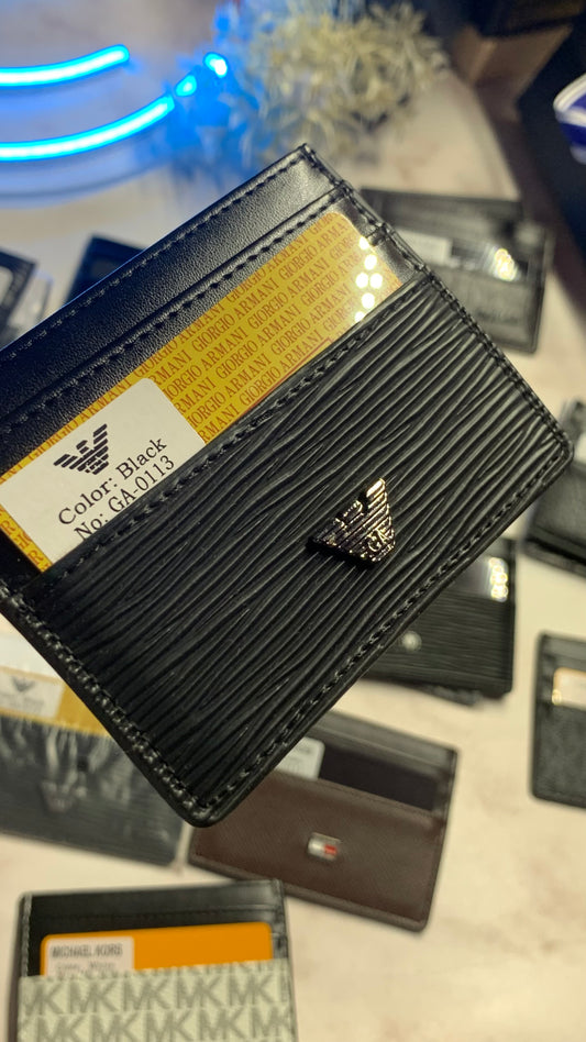 Armani Cardholder - Black