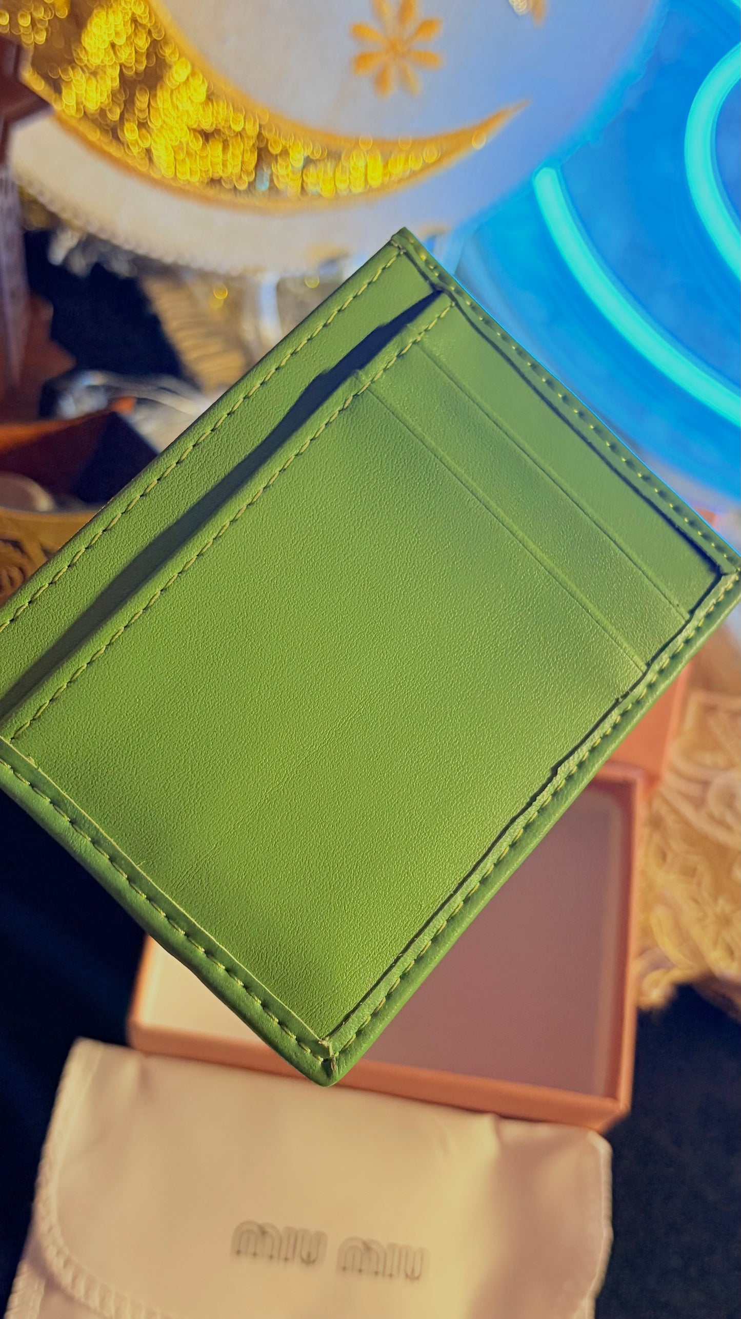 miu miu Cardholder - Pistachio - Premium Quality