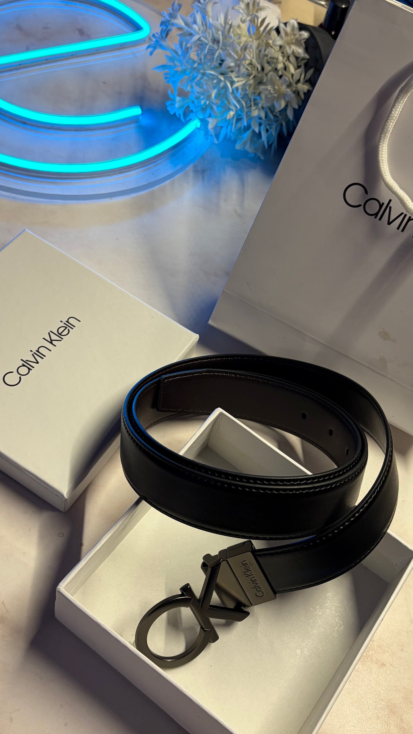 Calvin Klein Double face Belt - CK Logo