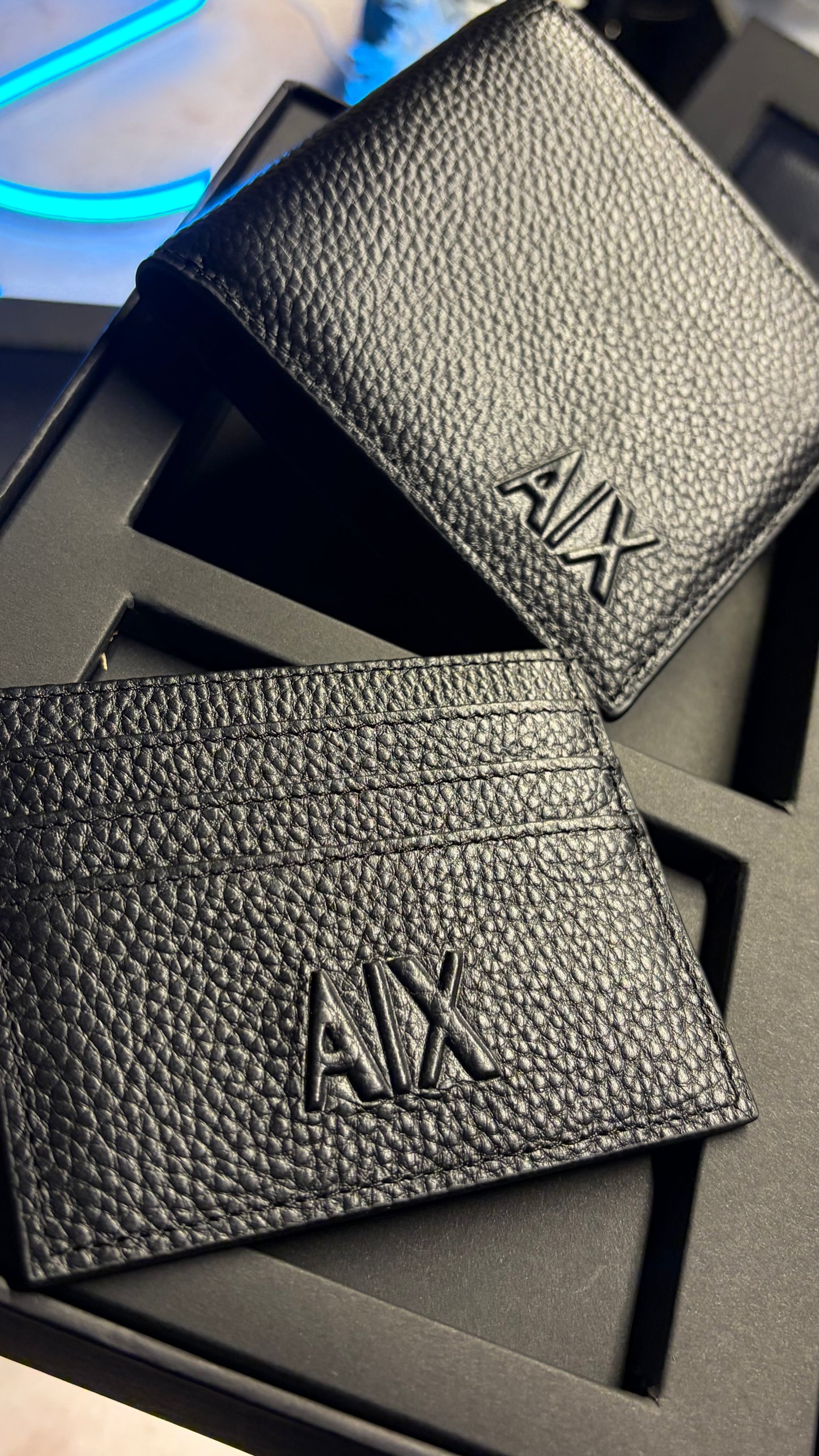 Armani Exchange Wallet & Cardholder Set