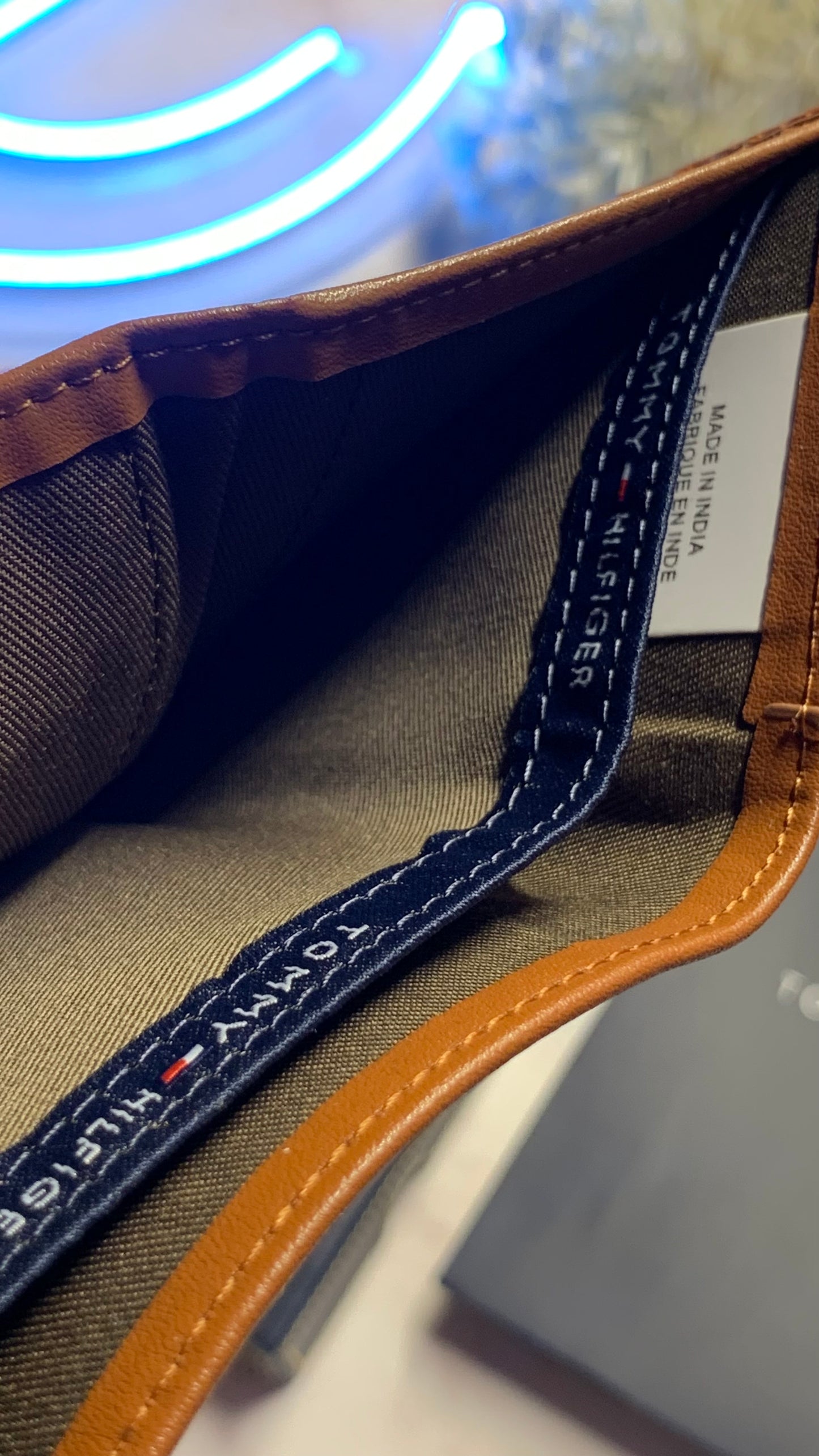 Tommy Hilfiger Trifold Wallet - Brown