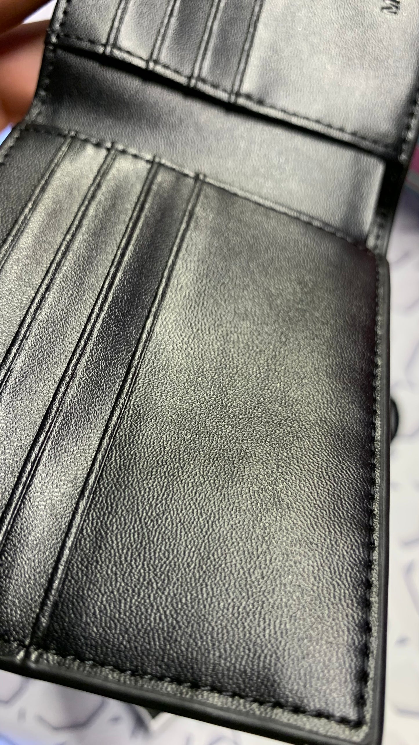 MK black wallet