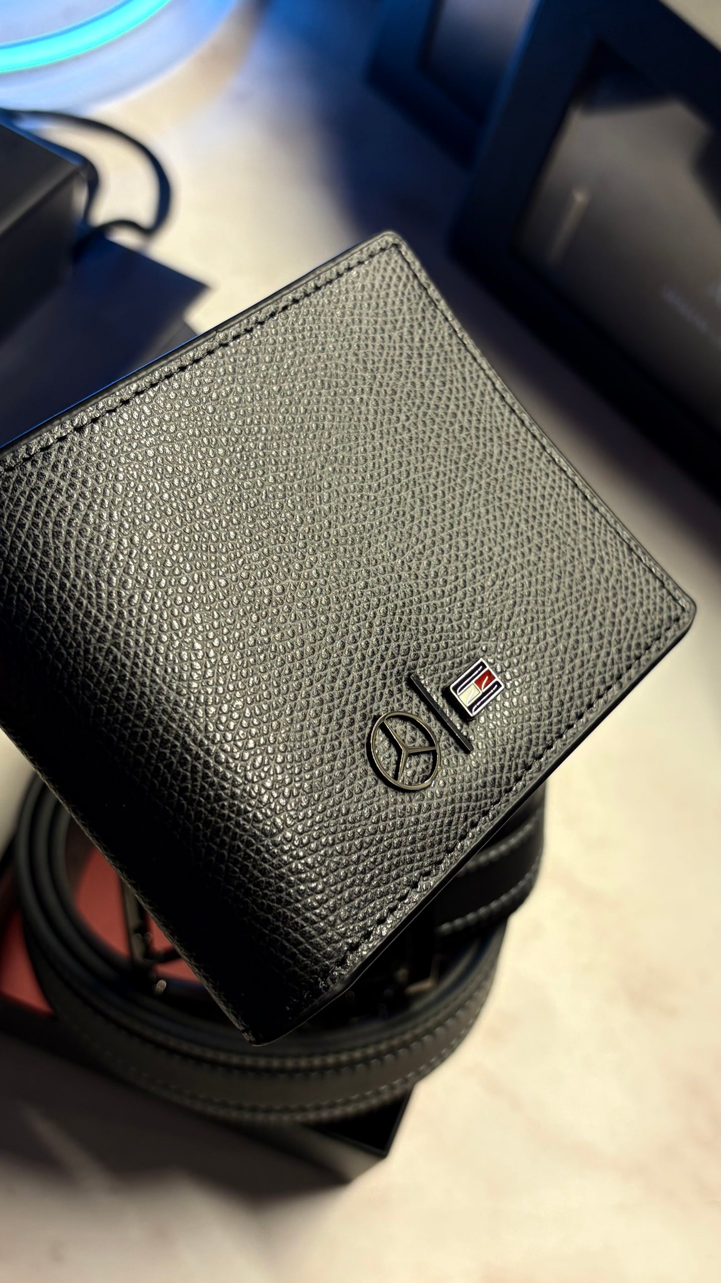 Tommy Hilfiger x Mercedes Wallet & Belt Set