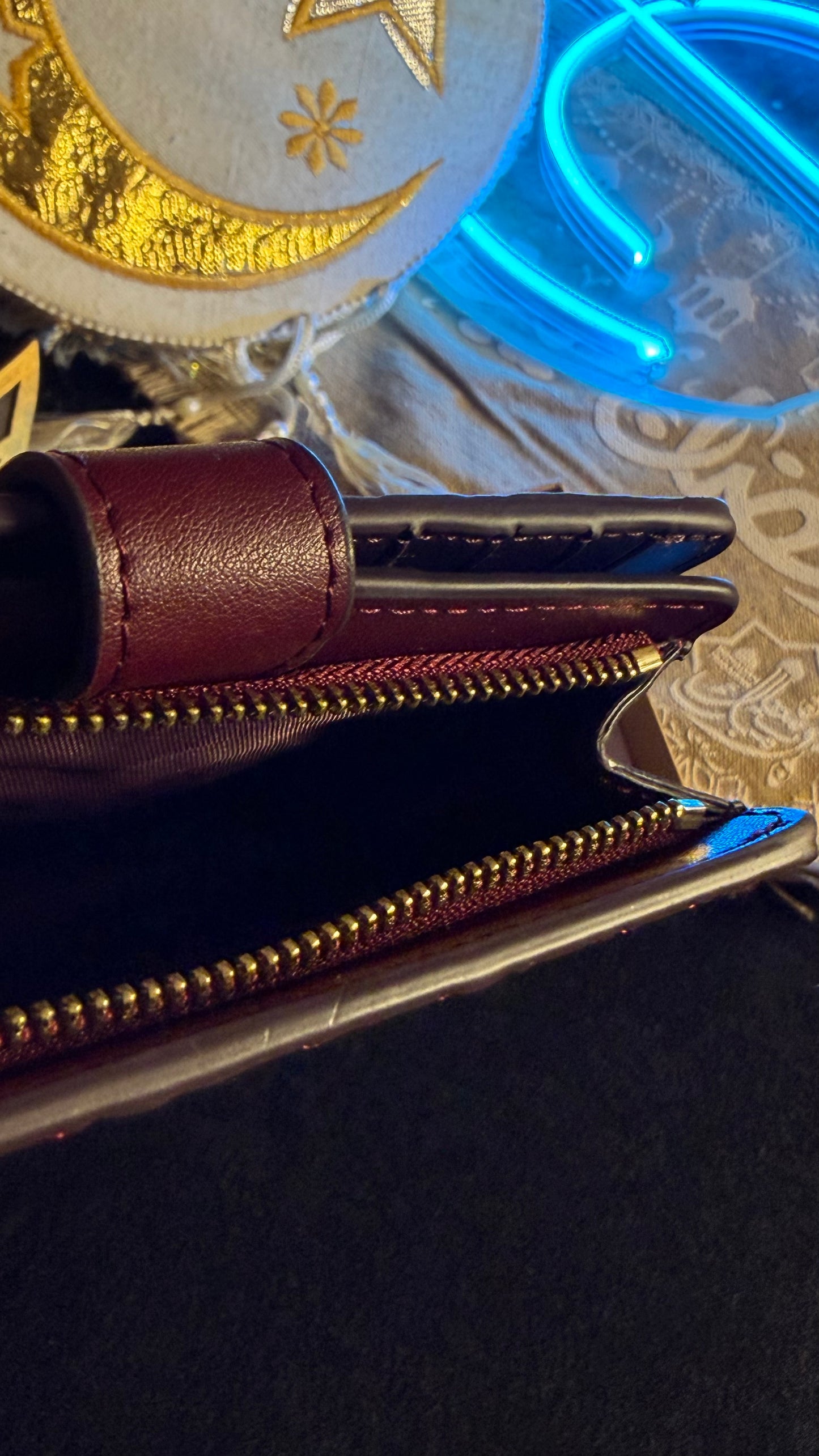 Coach Wallet For Women - Burgundy - Premium Quality