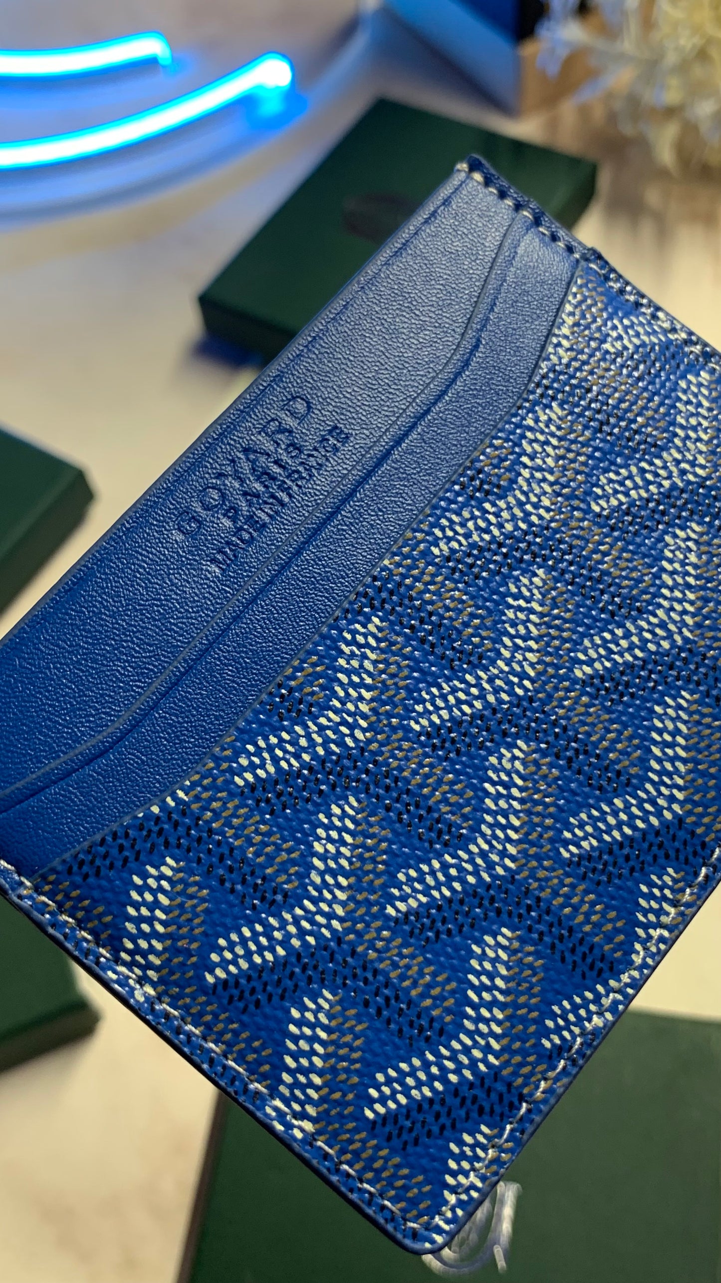 GOYARD Cardholder - Blue