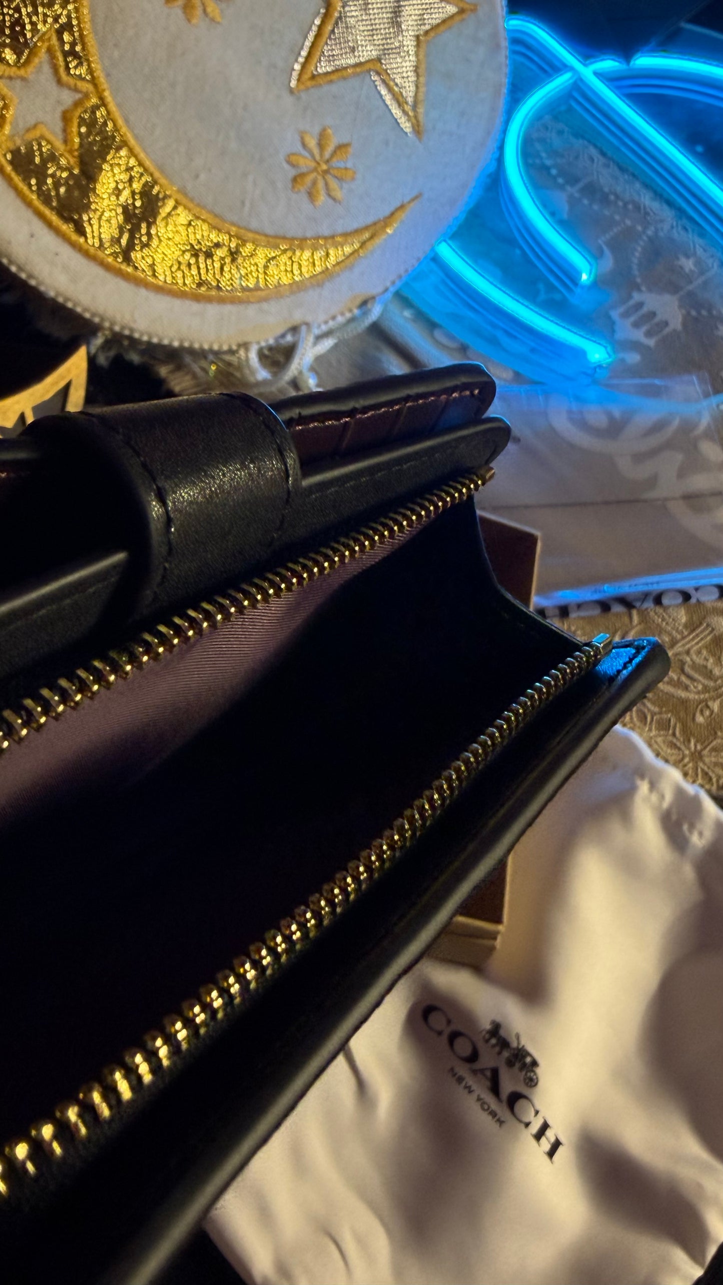 Coach Black Wallet For Women - Premium Quality
