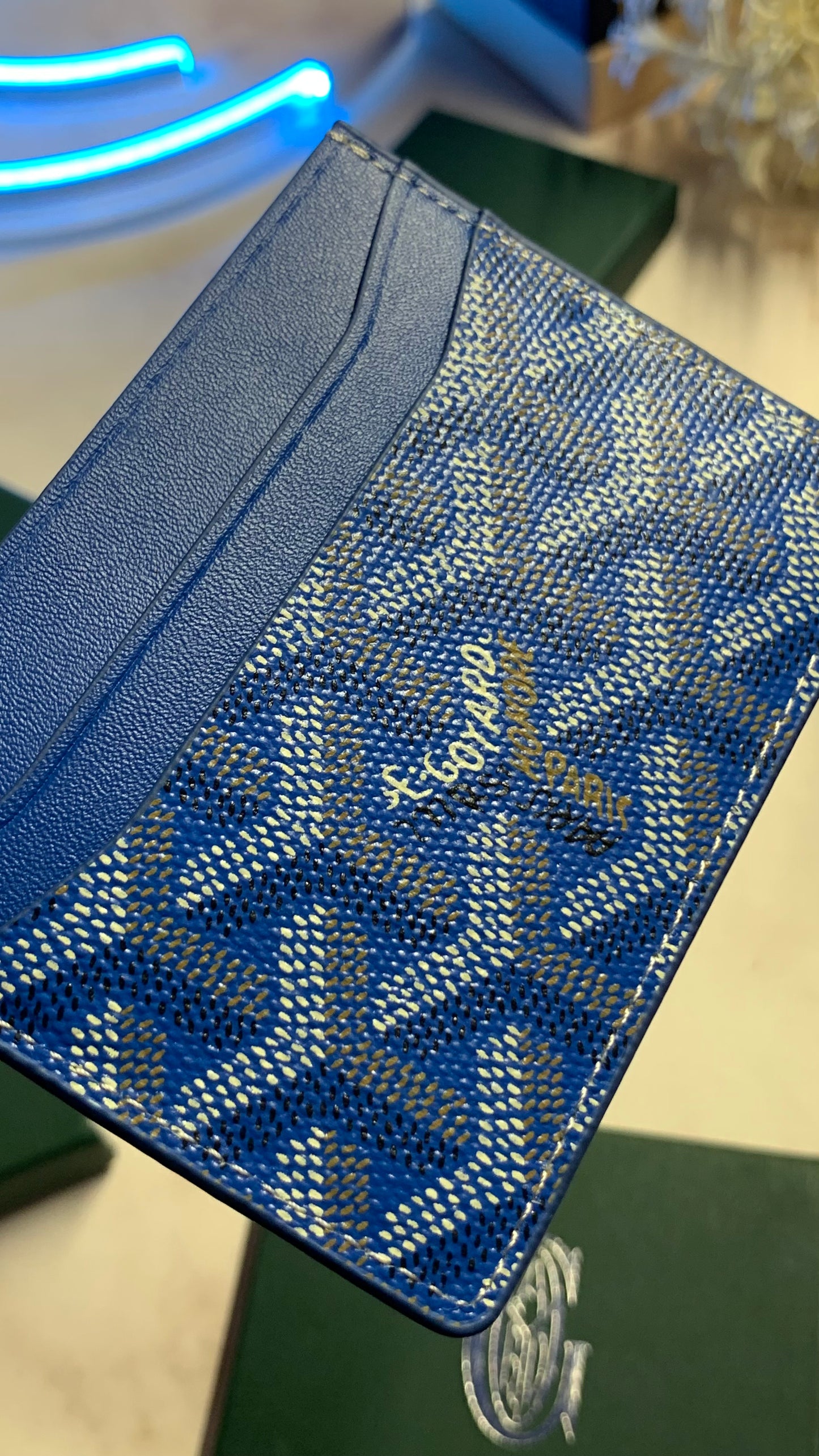 GOYARD Cardholder - Blue