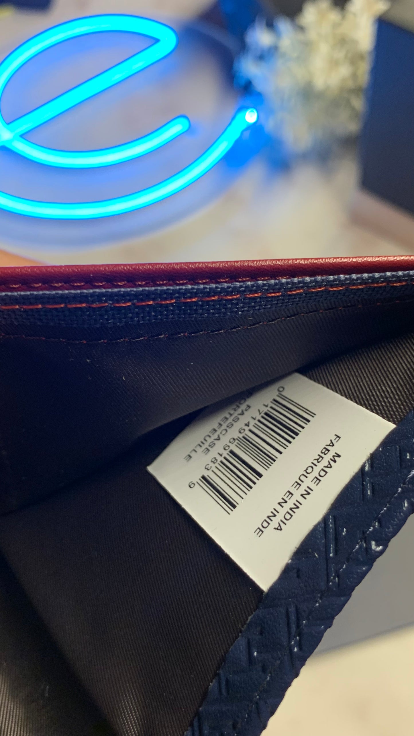 Tommy Hilfiger Bifold Wallet - TH pattern - Blue