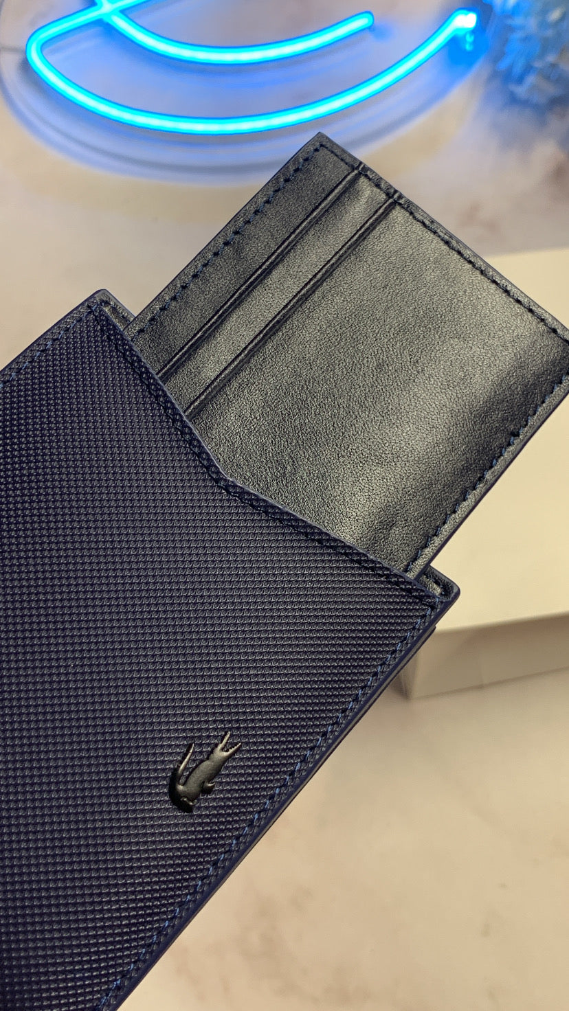 Lacoste Bifold Wallet with cardholder - Navy Blue