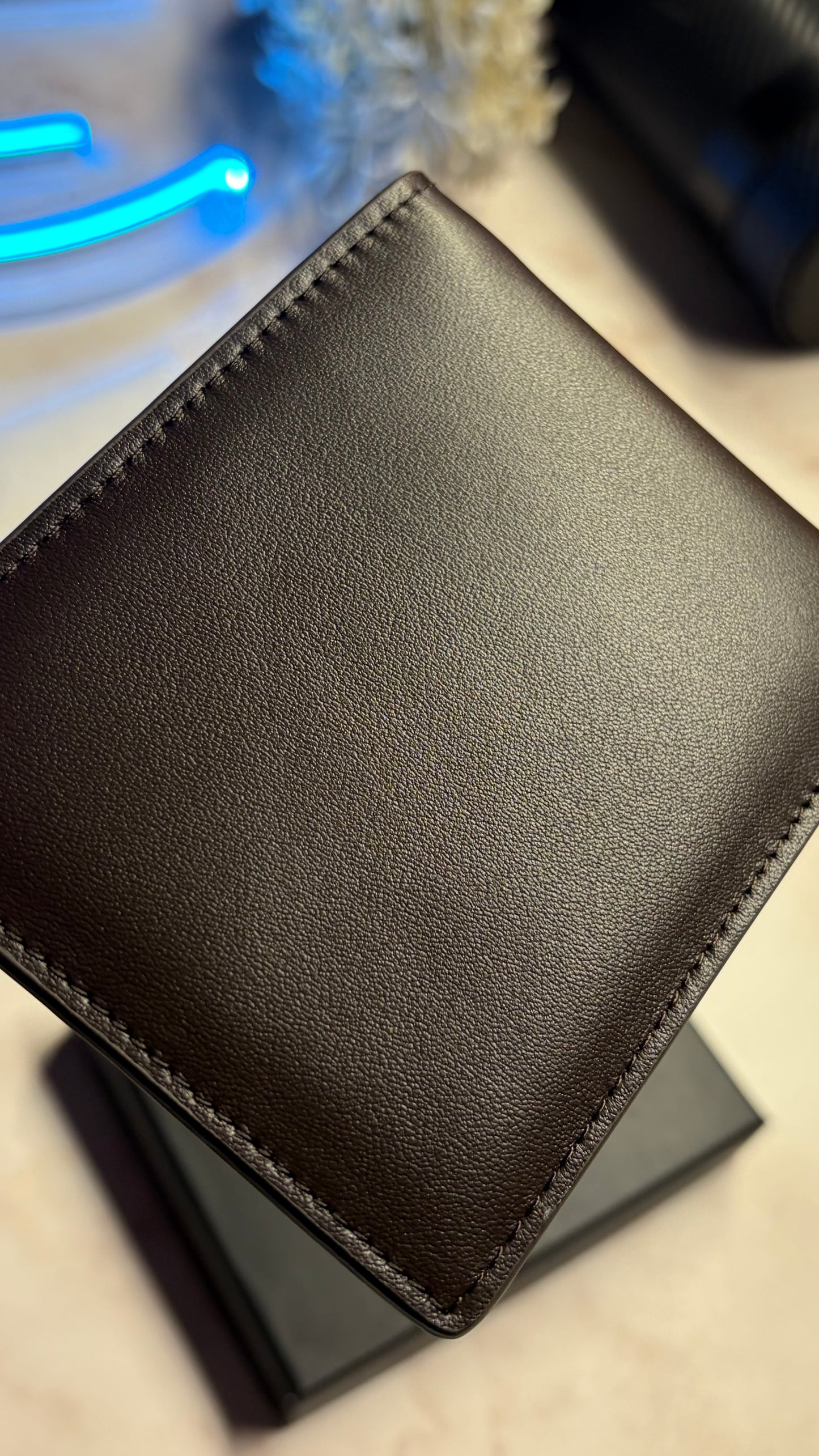Boss Men’s Bifold Wallet With Box - Magnetic Closure - Brown