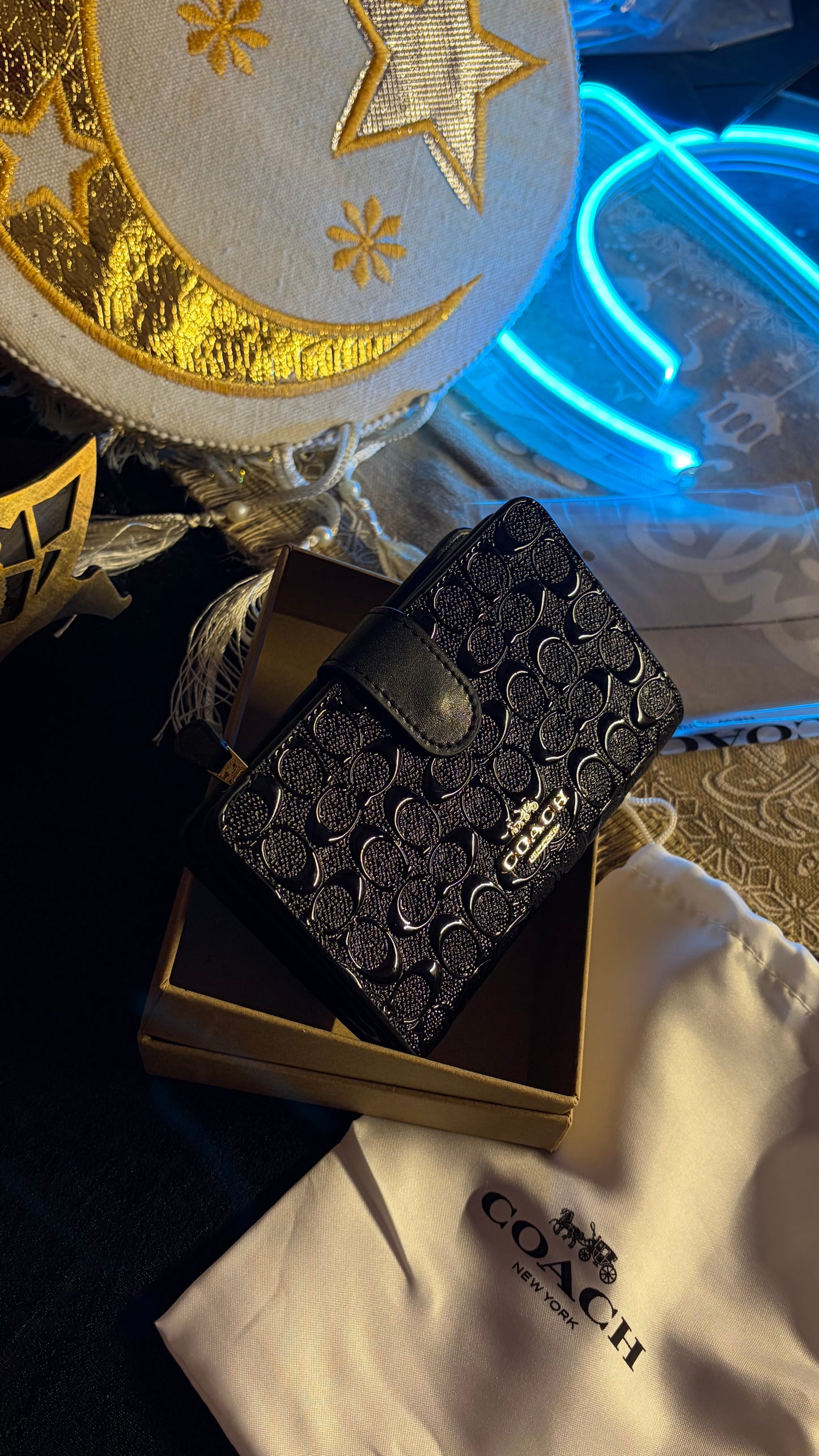Coach Black Wallet For Women - Premium Quality
