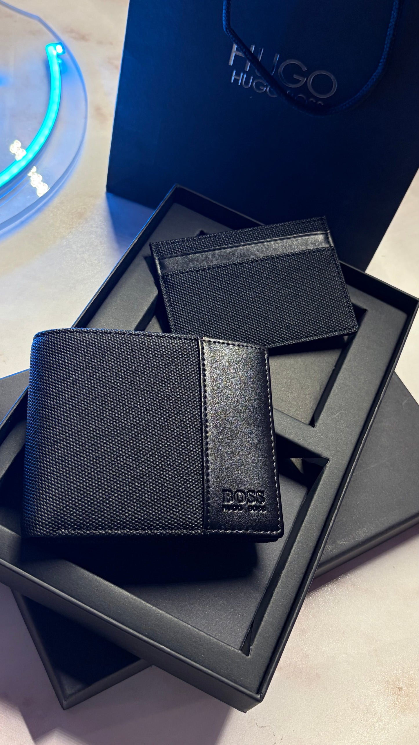 Hugo Boss Wallet & Cardholder Set
