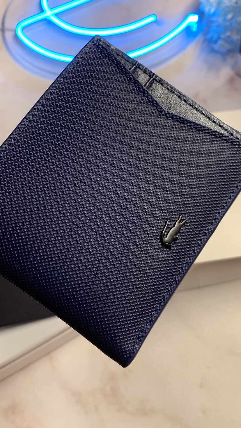Lacoste Bifold Wallet with cardholder - Navy Blue