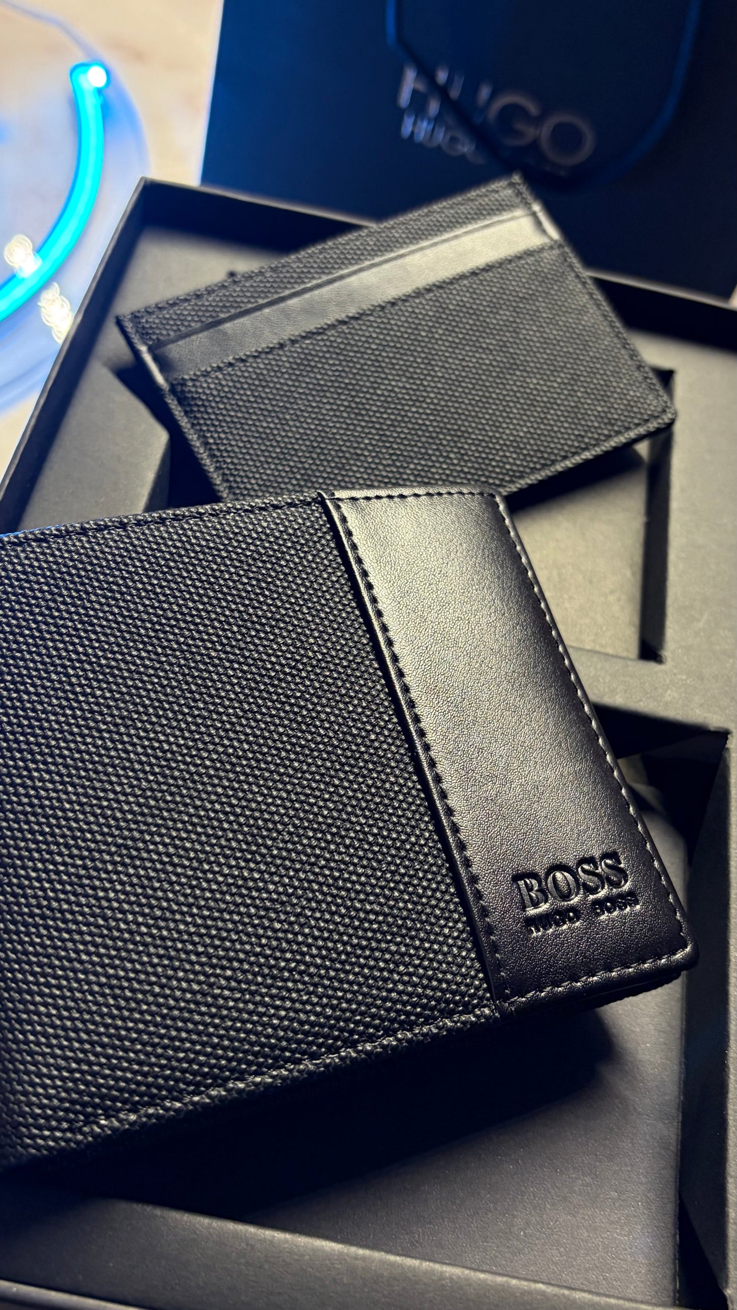 Hugo Boss Wallet & Cardholder Set