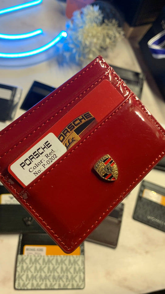 Porsche Cardholder - Red