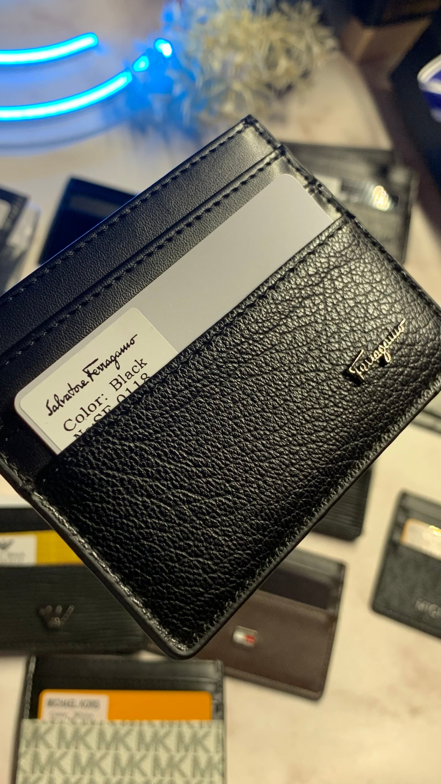 Ferragamo Cardholder - Black