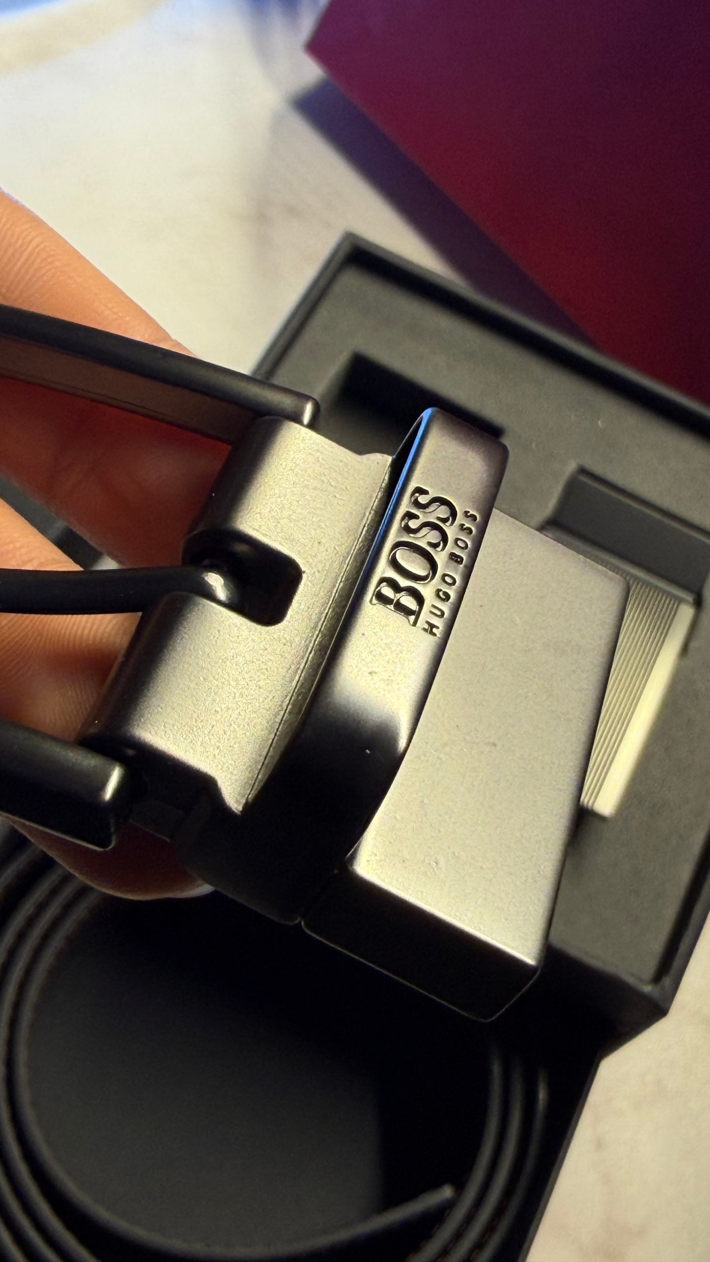 Hugo Boss Double Face Belt Set