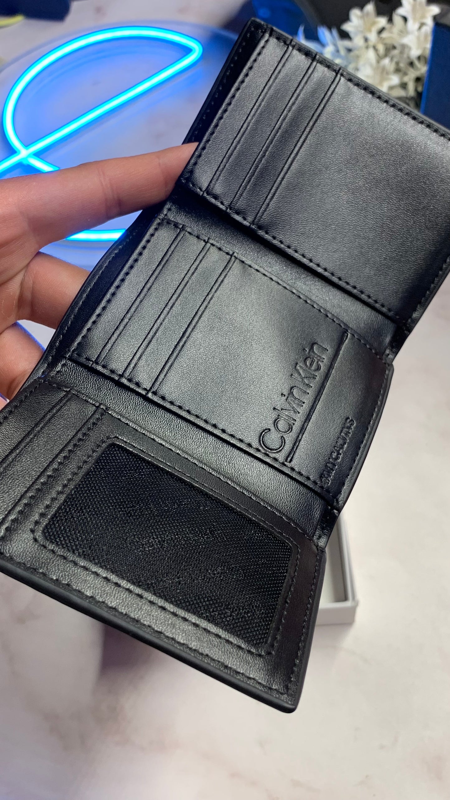 Calvin Klein Trifold Wallet - CK Pattern