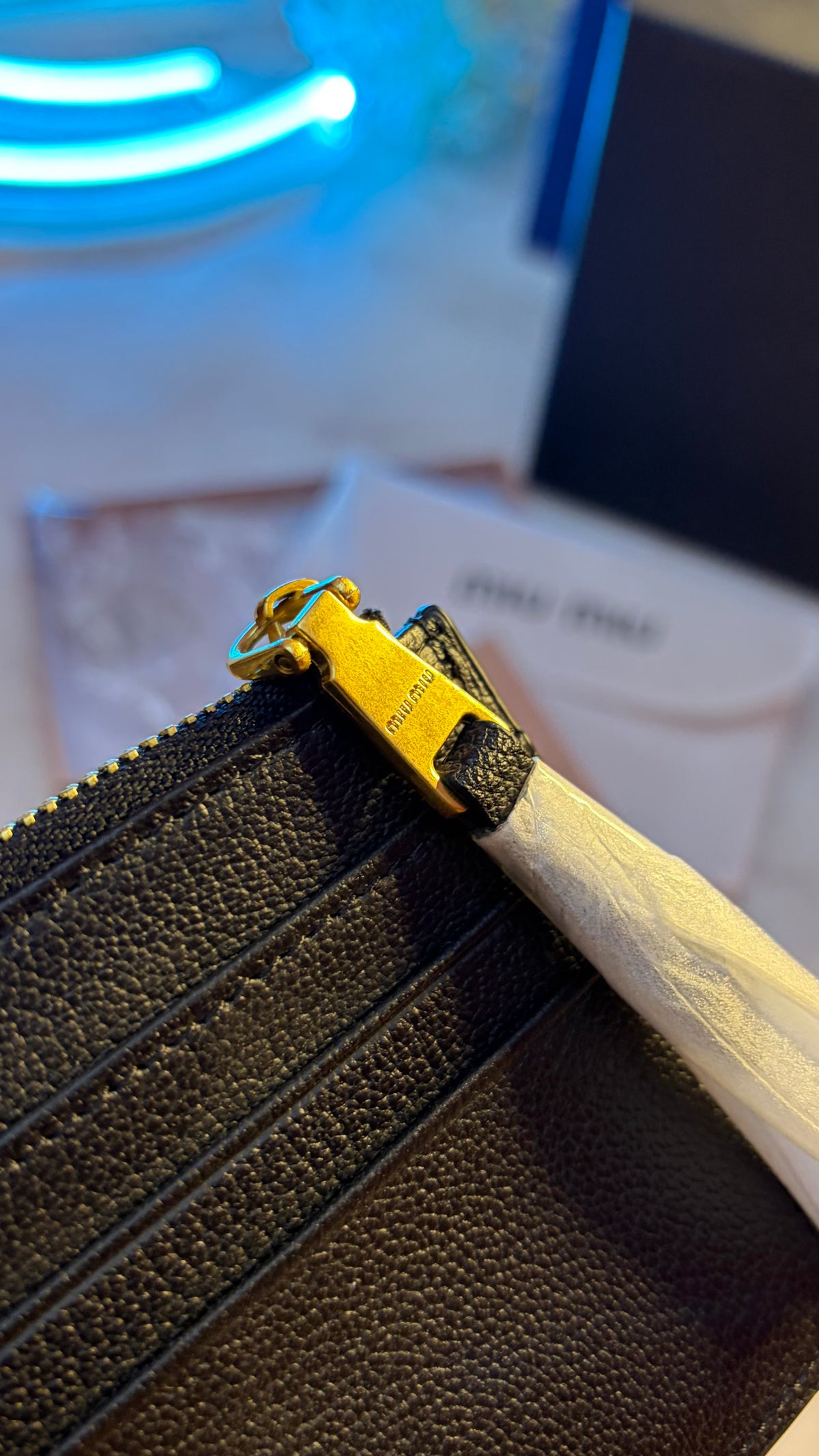miu miu Zipper Cardholder - Premium Quality